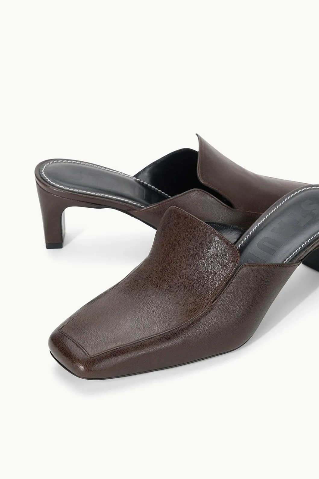 staud_lee_loafer_mule_espresso_5.webp STAUD LEE LOAFER MULE< Loafers | Mules & Flats