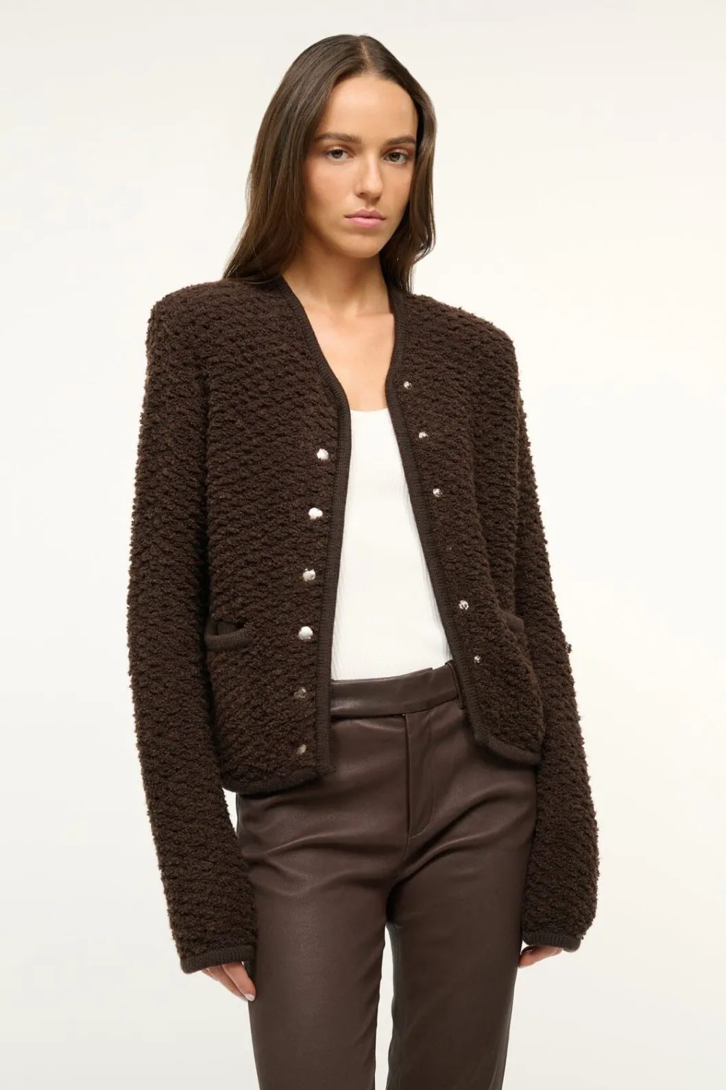 STAUD LISSON JACKET< Outerwear & Jackets