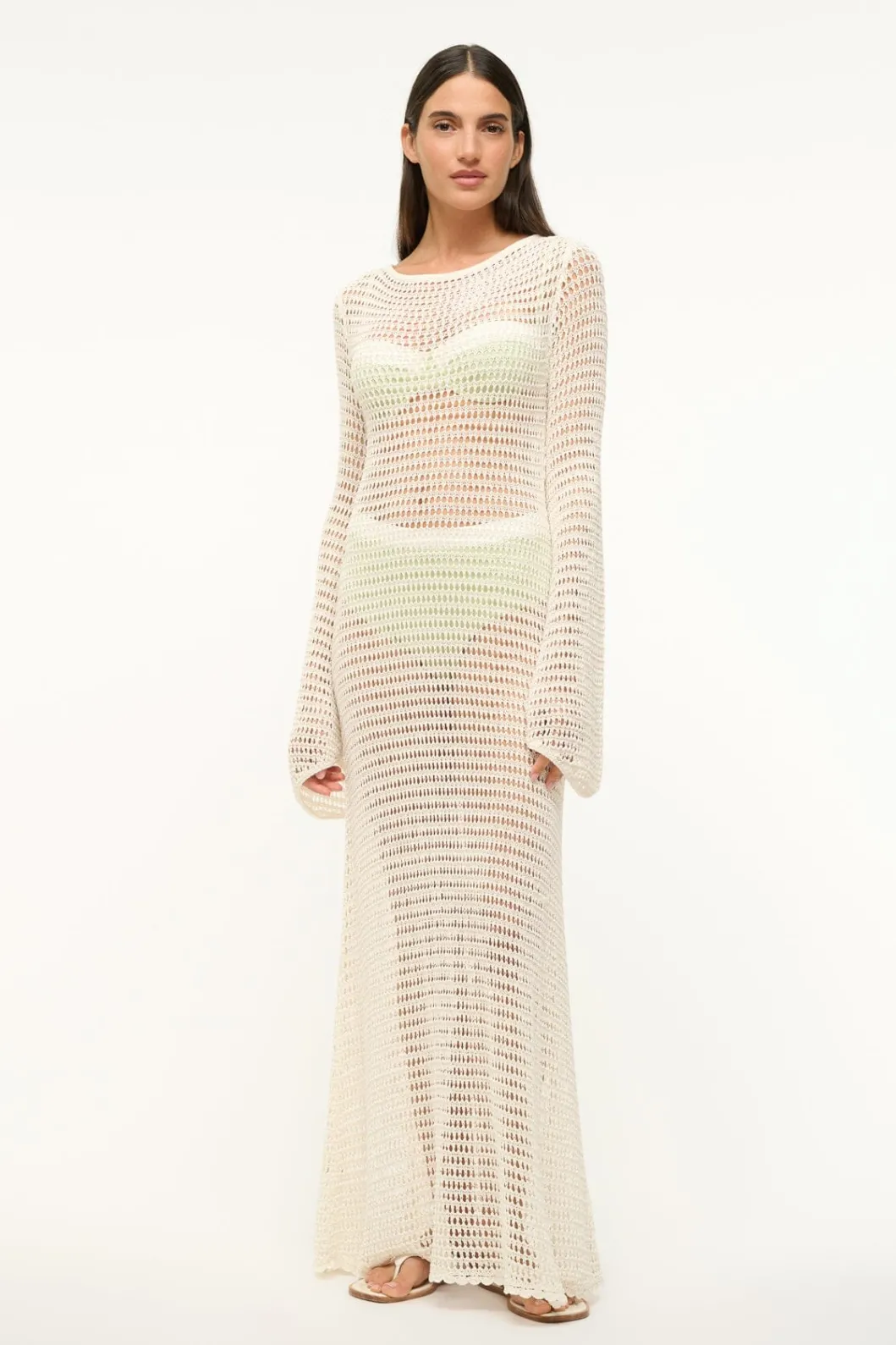 staud_lorena_dress_ivory_3.webp STAUD LORENA DRESS< Swim | Cover-ups