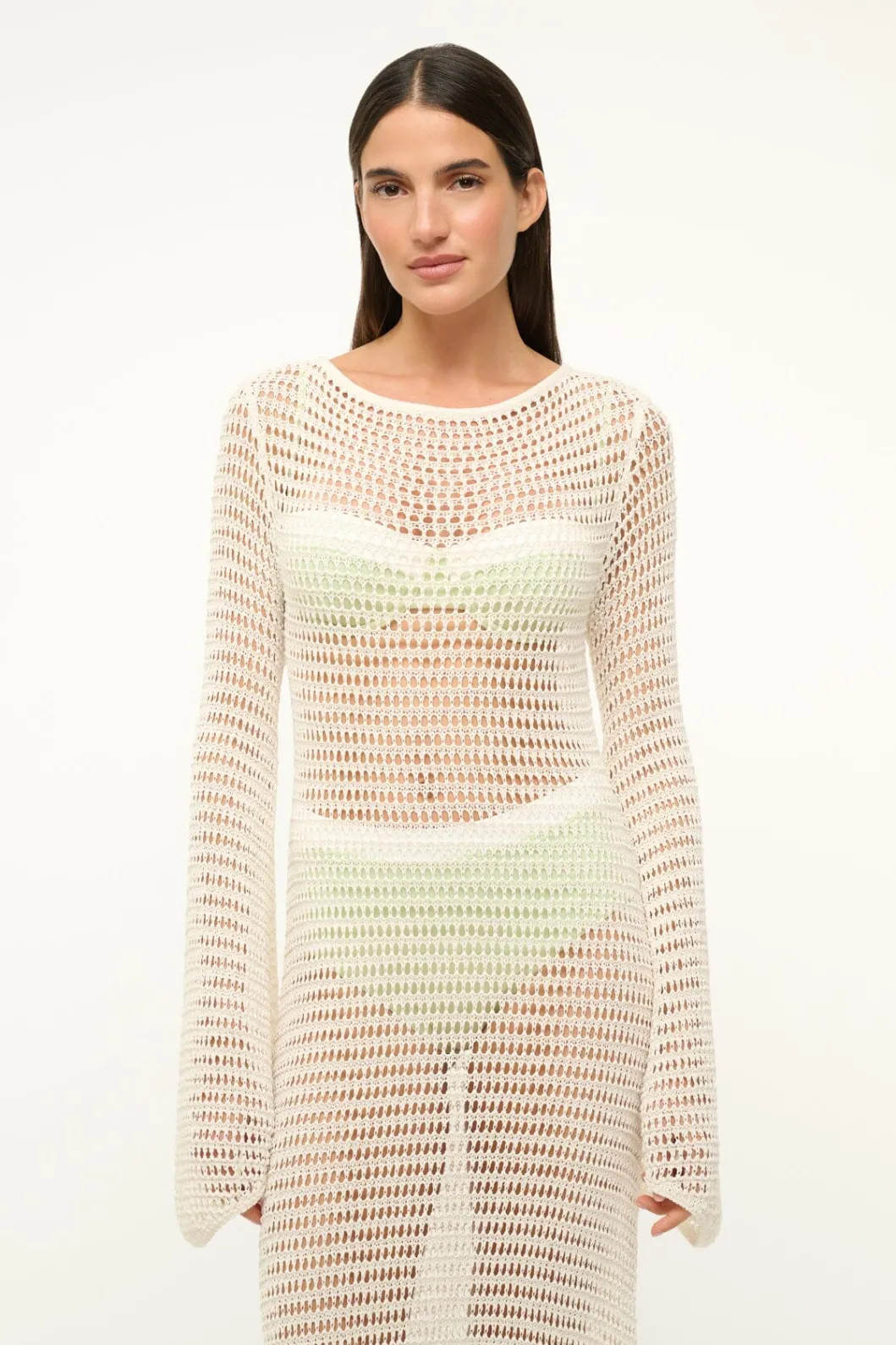 staud_lorena_dress_ivory_4.webp STAUD LORENA DRESS< Swim | Cover-ups