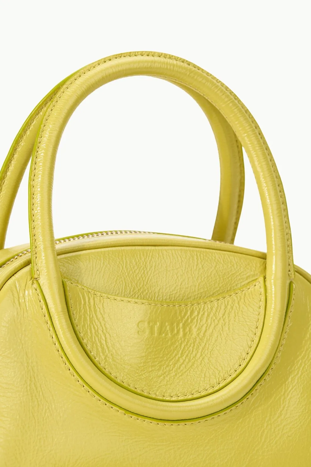 staud_maude_mini_bowler_bag_pear_4.webp STAUD MAUDE MINI BOWLER BAG< Clutches & Handhelds
