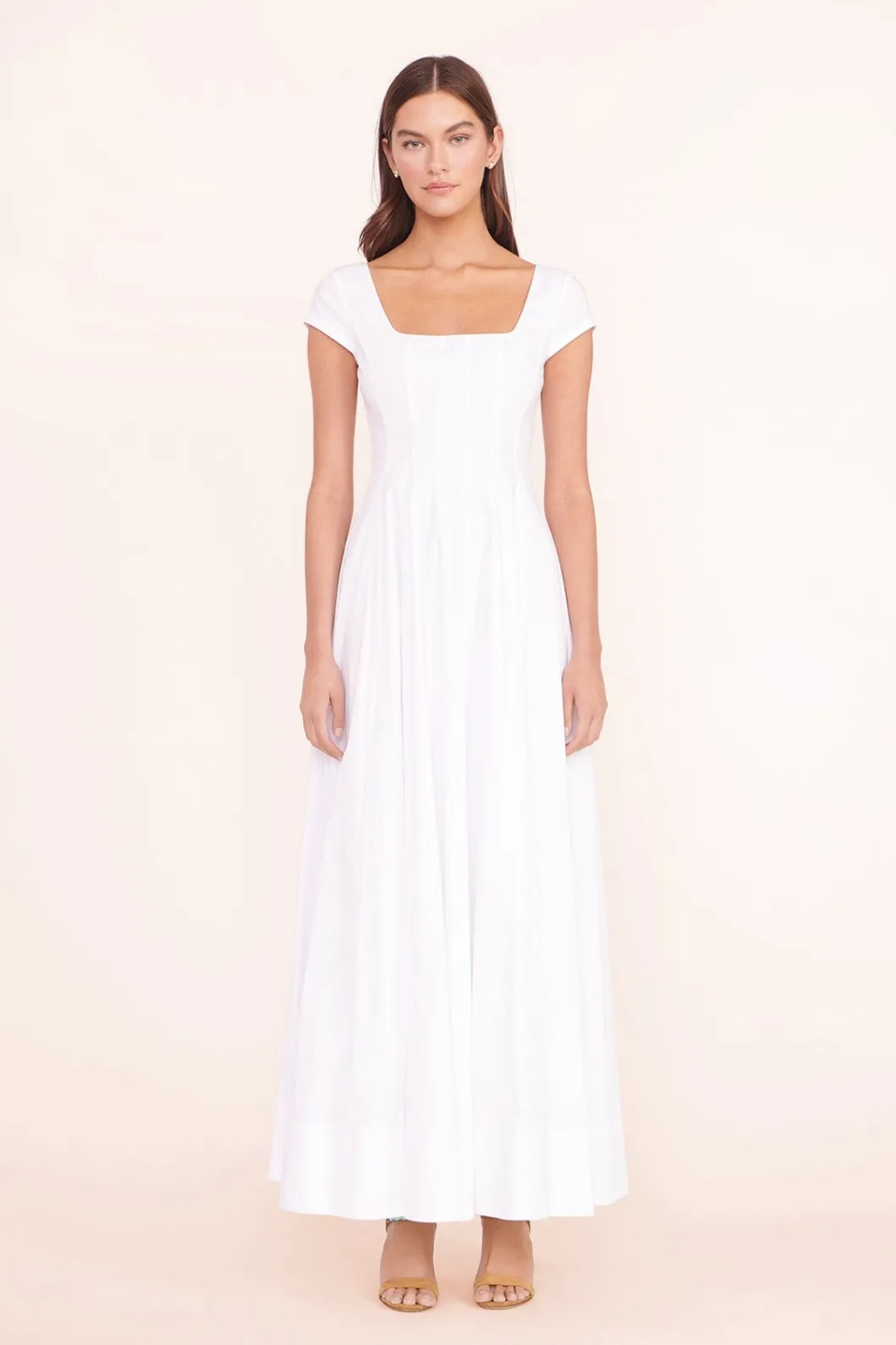 STAUD MAXI SHORT SLEEVE WELLS DRESS< Maxi Dresses | Dresses
