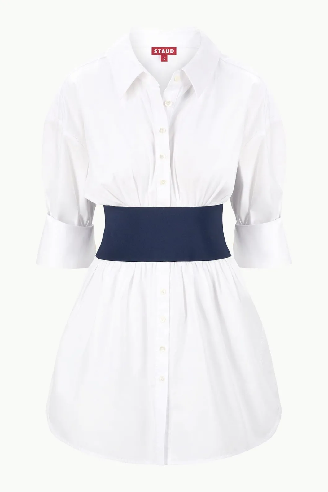 staud_michelle_dress_white_navy_4.webp STAUD MICHELLE DRESS WHITE NAVY< Mini Dresses | Dresses