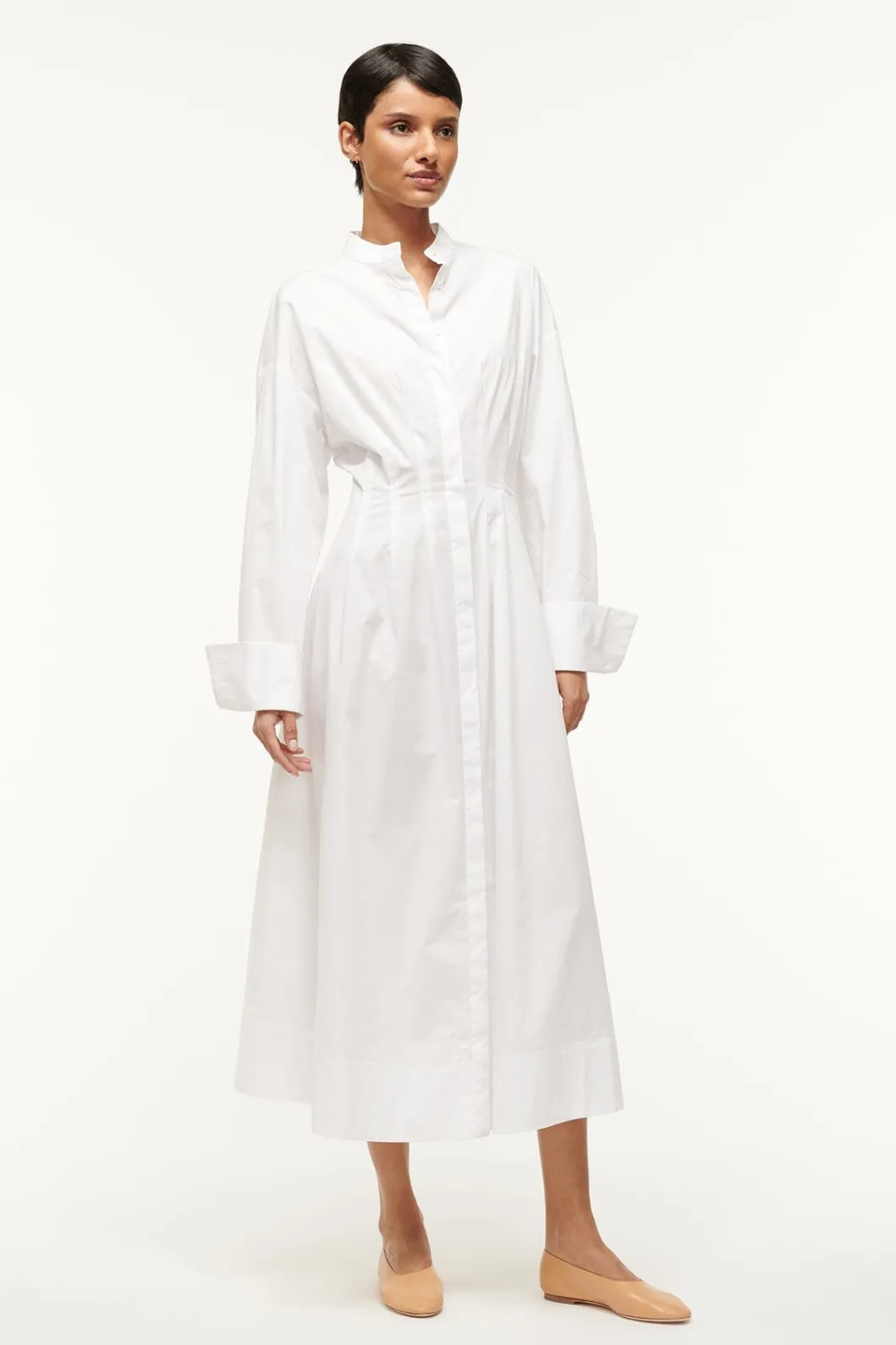 staud_midi_lorenza_dress_white_2.webp STAUD MIDI LORENZA DRESS< Dresses