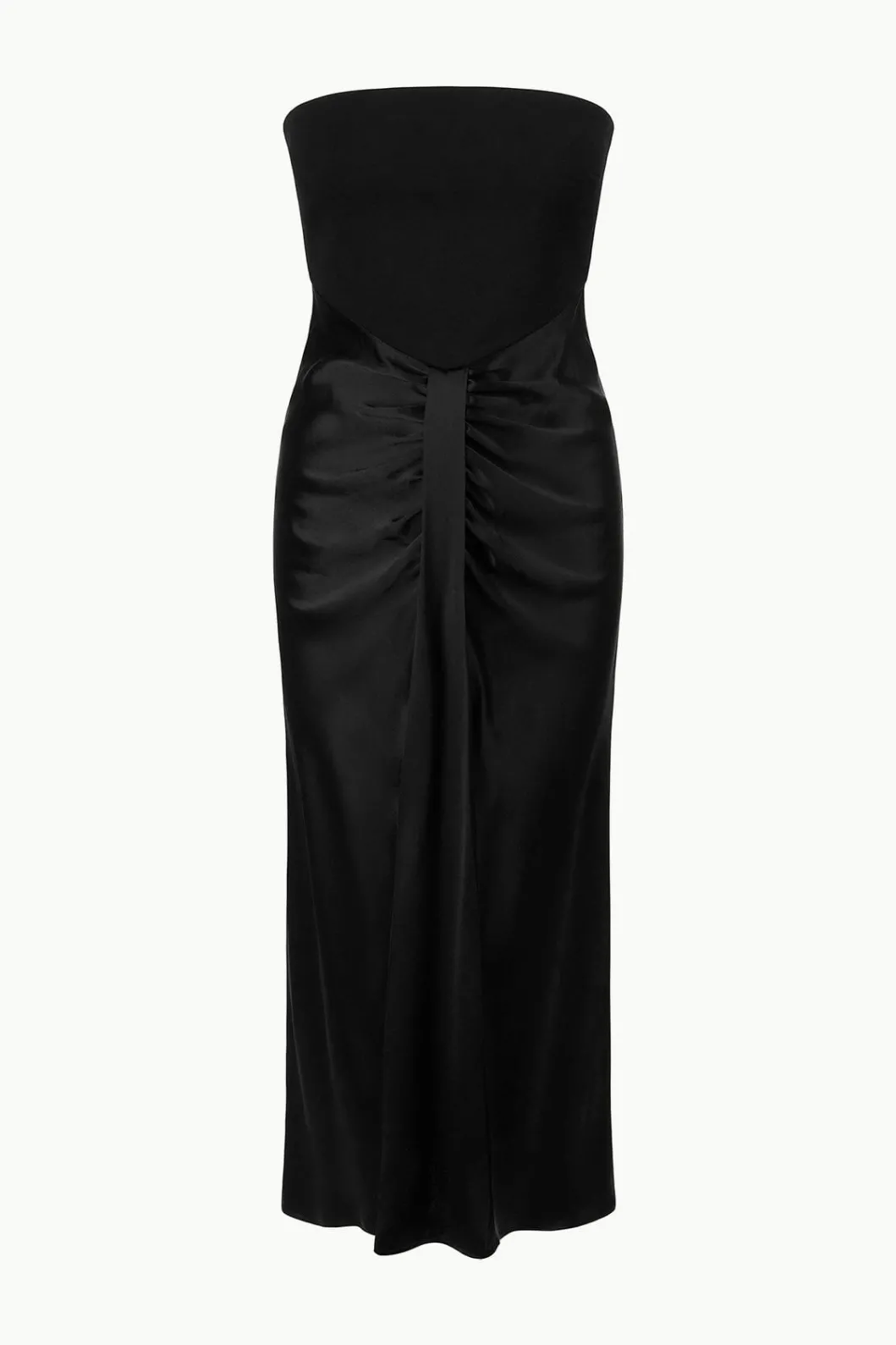 staud_midi_wayfaring_dress_black_4.webp STAUD MIDI WAYFARING DRESS< The Evening Edit | Midi Dresses