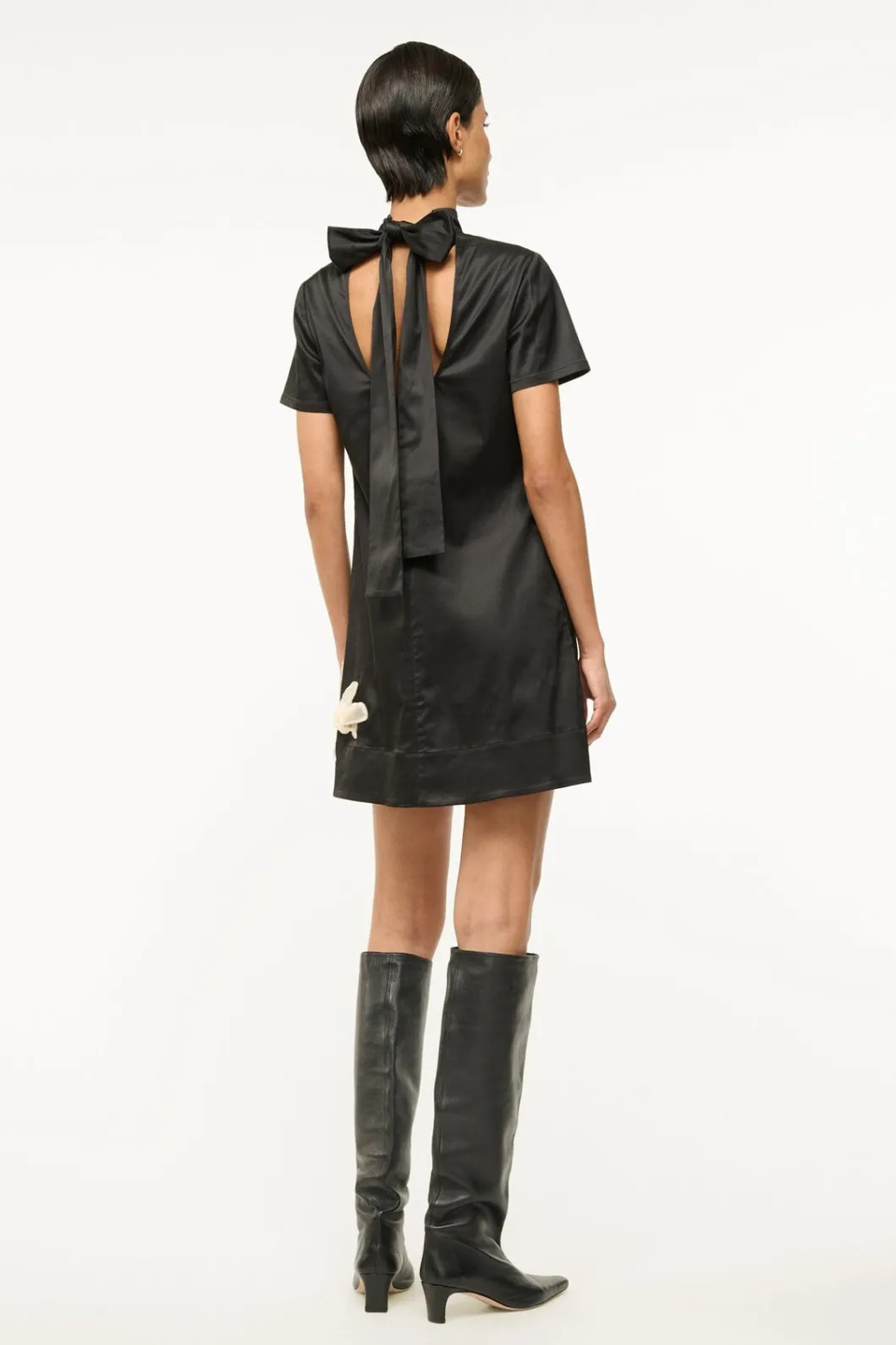 STAUD MINI ILANA DRESS SATIN< The Evening Edit | Mini Dresses