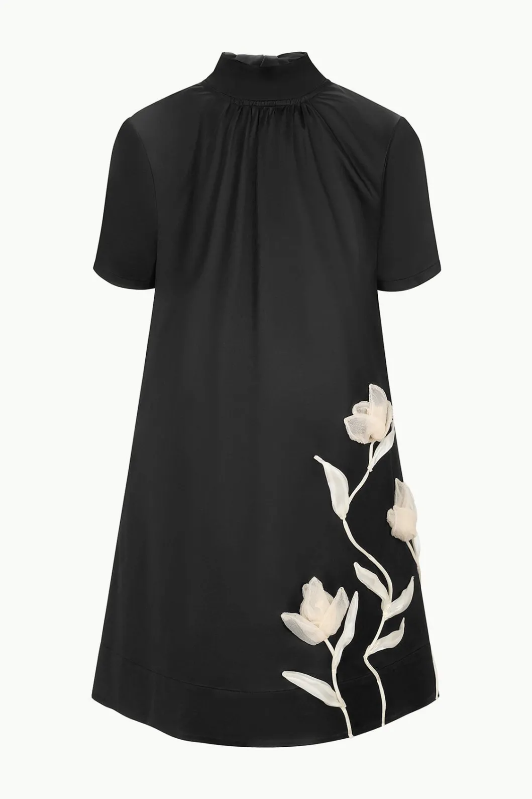 staud_mini_ilana_dress_black_satin_5.webp STAUD MINI ILANA DRESS SATIN< The Evening Edit | Mini Dresses