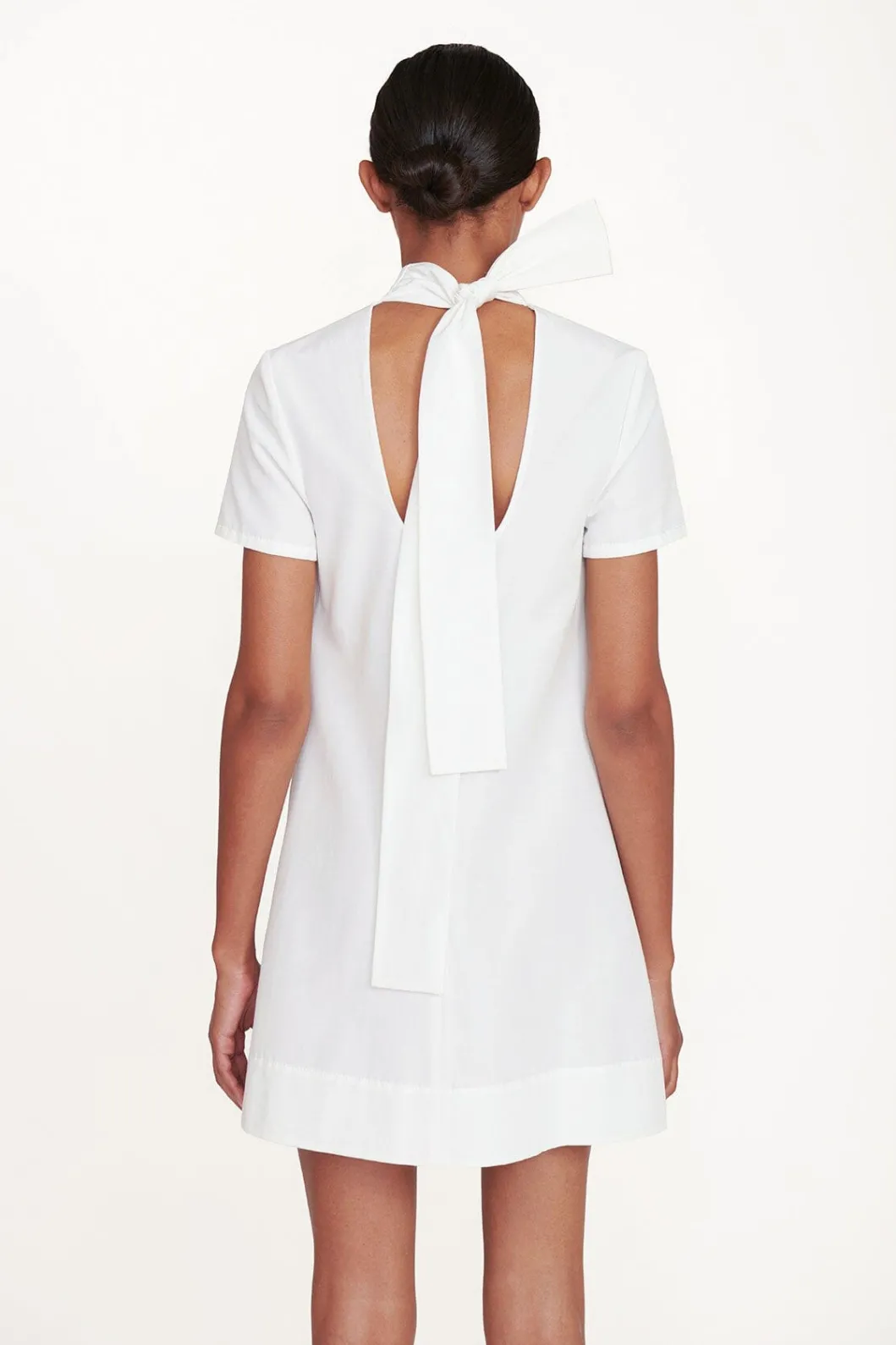 staud_mini_ilana_dress_white_3.webp STAUD MINI ILANA DRESS< Bridal | Mini Dresses