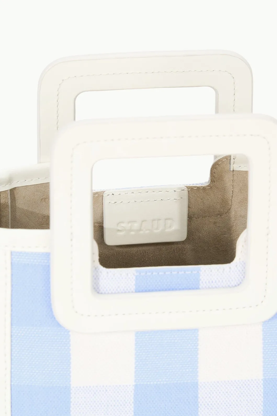 staud_mini_shirley_bag_sky_gingham_6.webp STAUD MINI SHIRLEY BAG SKY GINGHAM< Crossbody