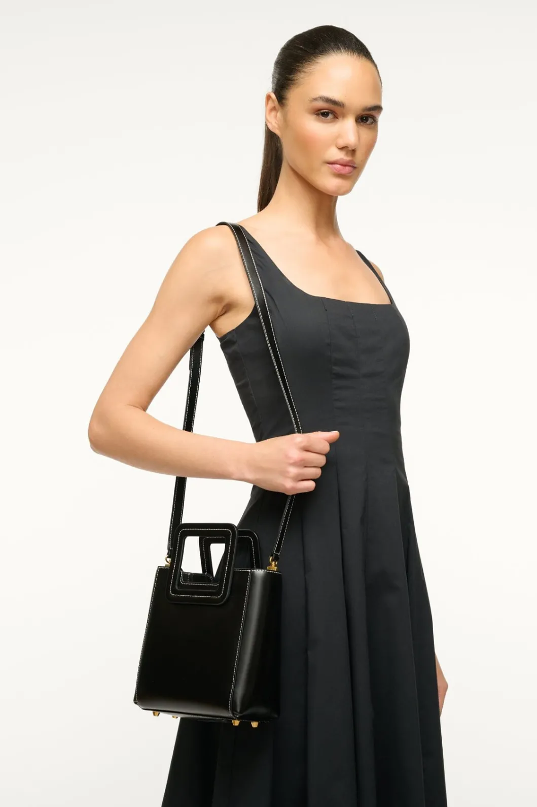 staud_mini_shirley_leather_bag__black_3.webp STAUD MINI SHIRLEY LEATHER BAG | < Totes | Crossbody