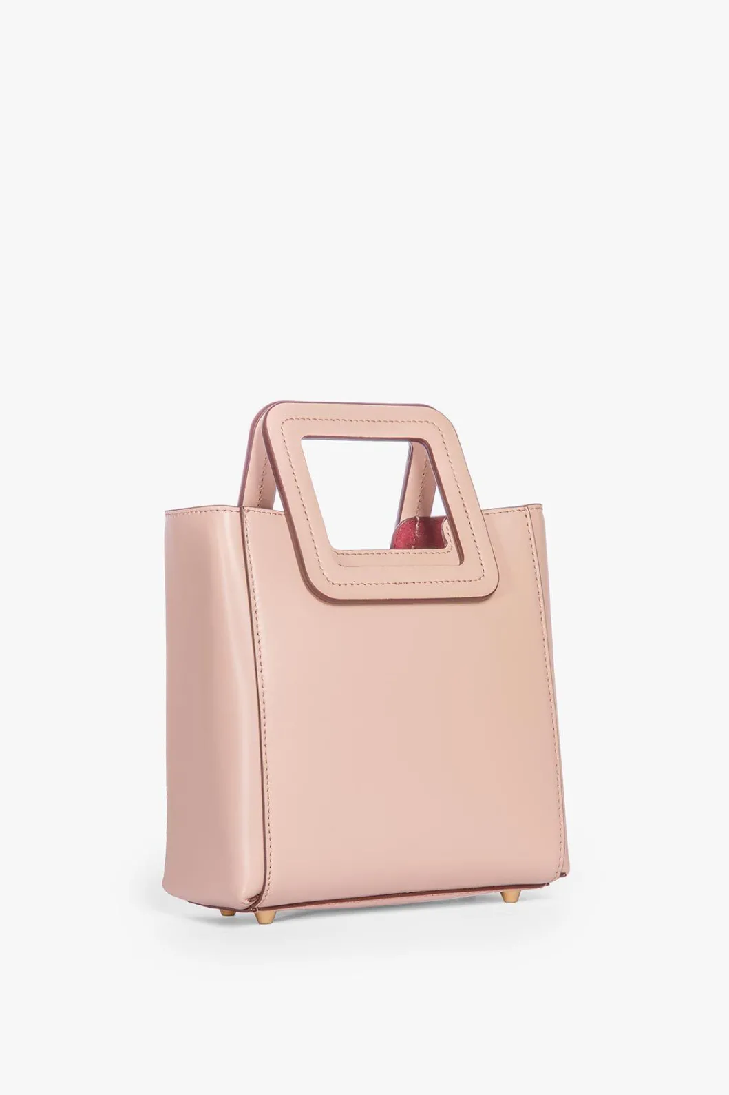 staud_mini_shirley_leather_bag__blush_5.webp STAUD MINI SHIRLEY LEATHER BAG | < Totes | Crossbody