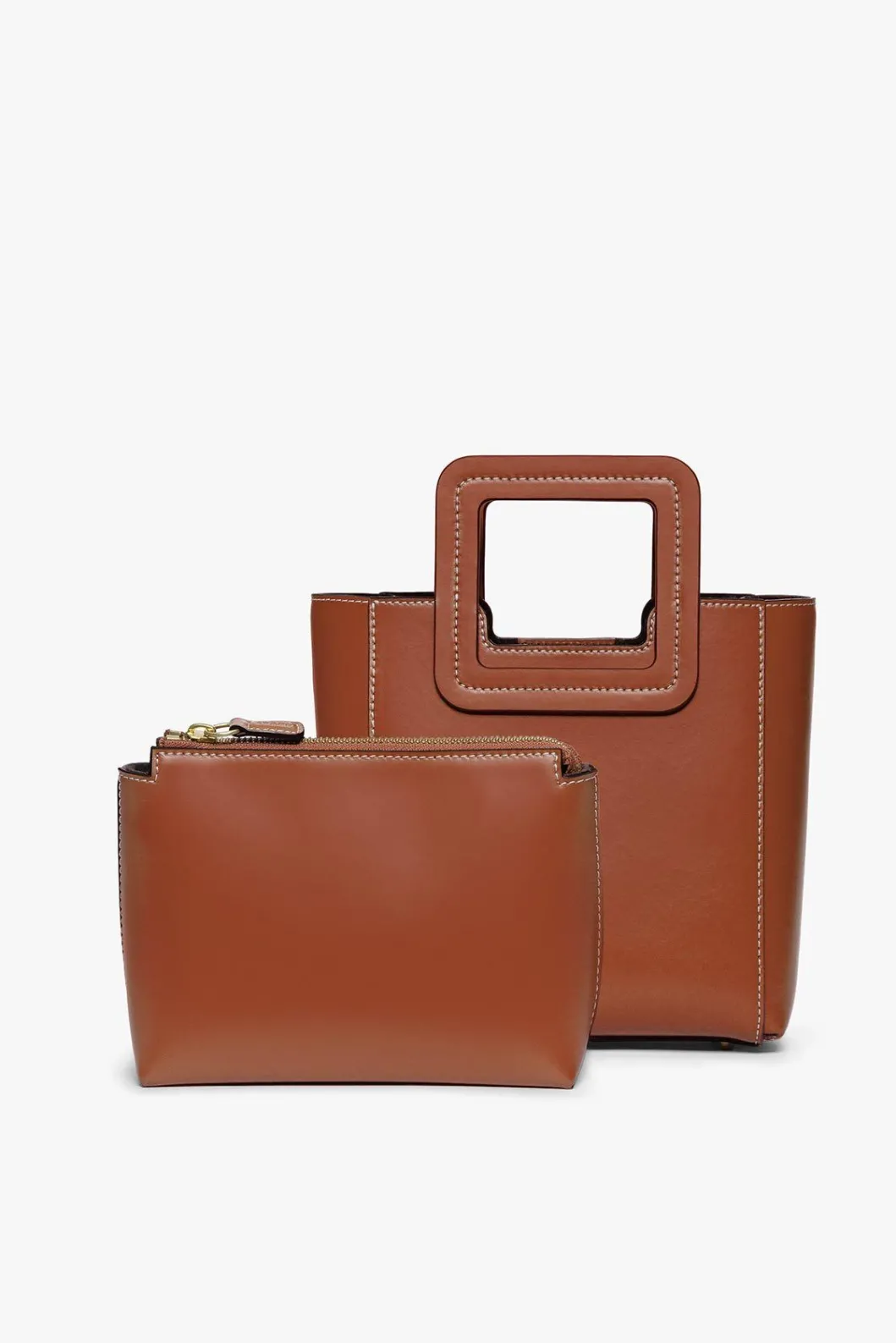 staud_mini_shirley_leather_bag__saddle_2.webp STAUD MINI SHIRLEY LEATHER BAG | < Totes | Crossbody