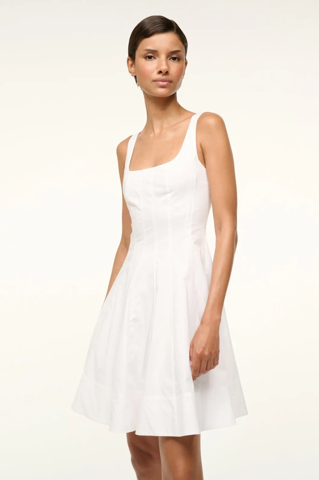 staud_mini_wells_dress_white_2.webp STAUD MINI WELLS DRESS< Mini Dresses | Dresses