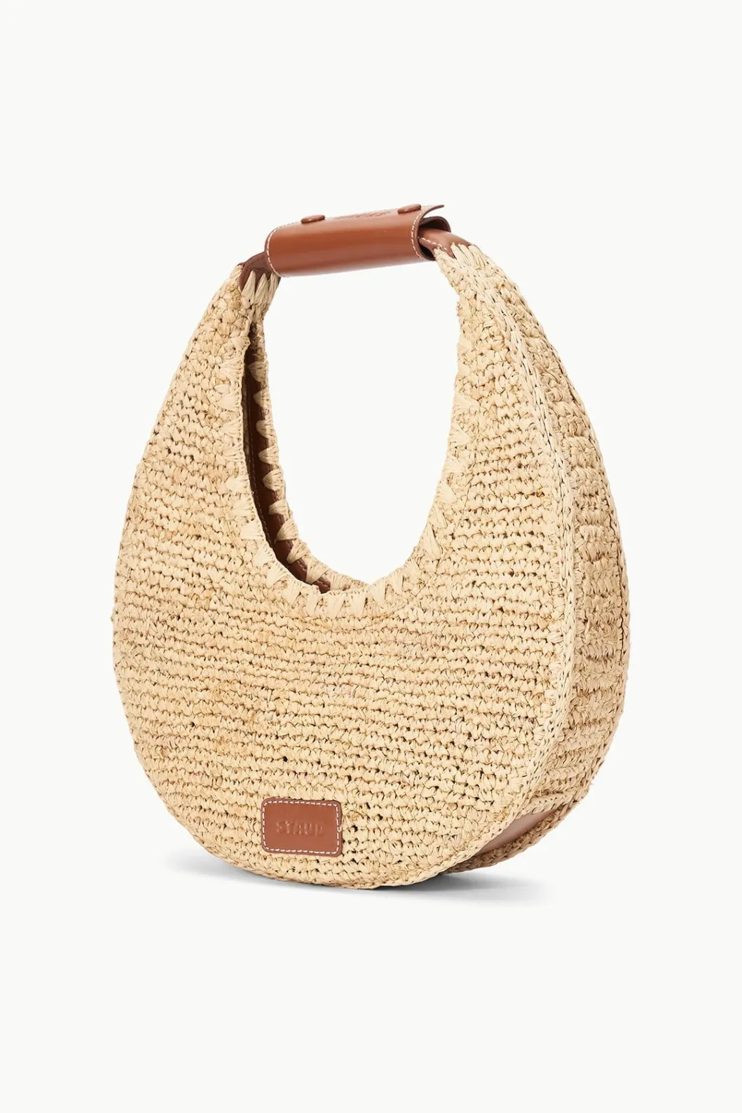 staud_moon_raffia_bag_natural_tan_2.webp STAUD MOON RAFFIA BAG NATURAL TAN< Swim | Shoulder