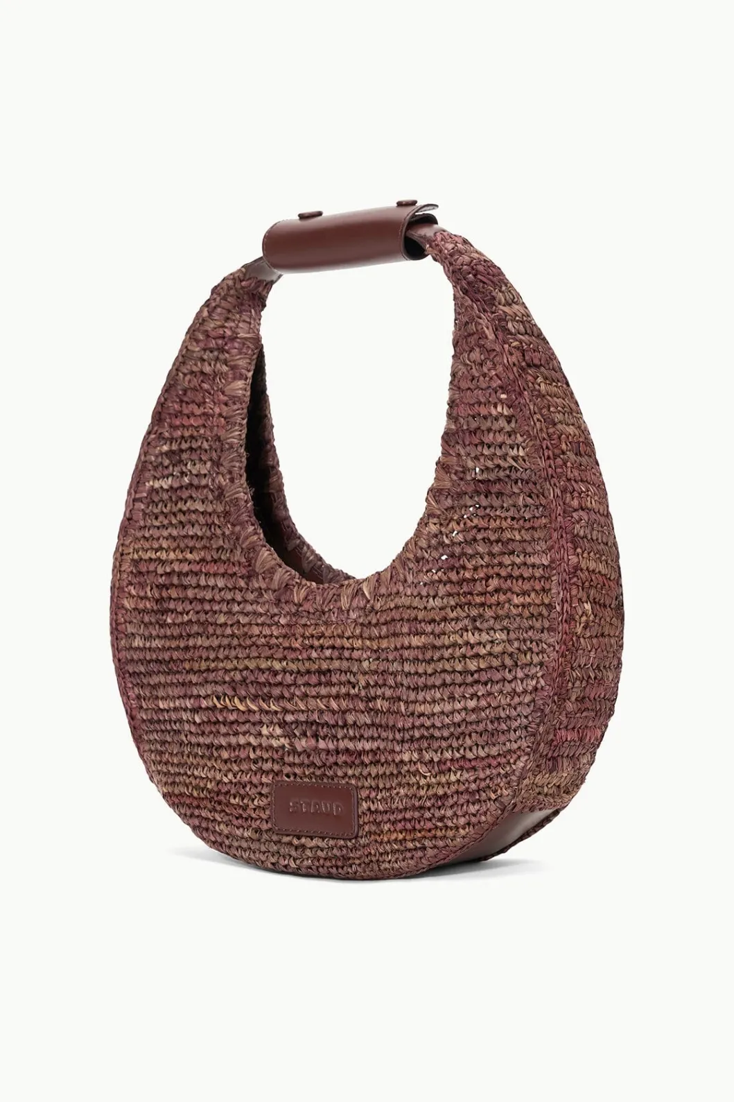 staud_moon_raffia_tote_bag_mahogany_2.webp STAUD MOON RAFFIA TOTE BAG< Swim | Totes