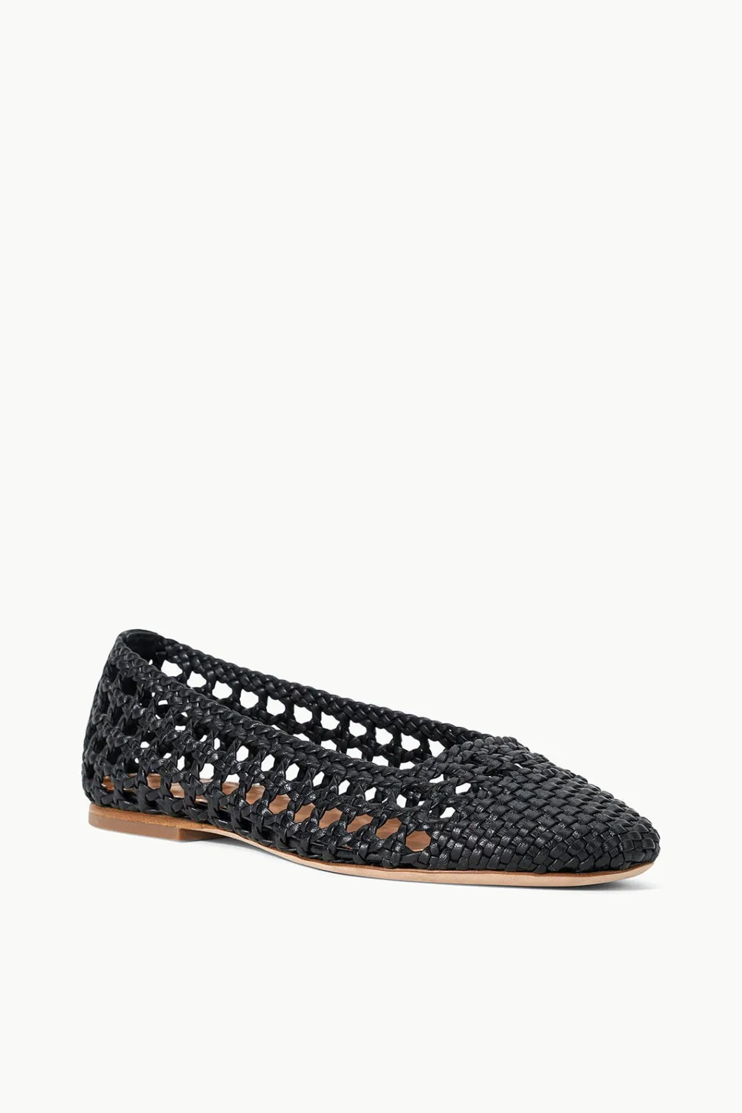staud_nell_crochet_ballerina_black_2.webp STAUD NELL CROCHET BALLERINA< Mules & Flats