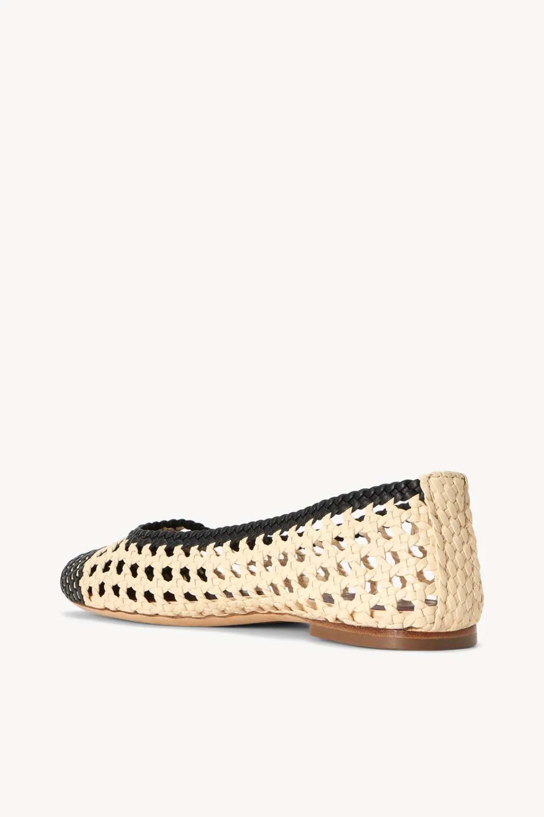 staud_nell_crochet_ballerina_cream_black_5.webp STAUD NELL CROCHET BALLERINA CREAM BLACK< Mules & Flats