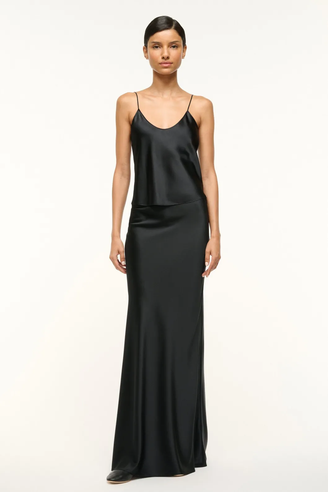 STAUD ODIN SILK SKIRT< Skirts