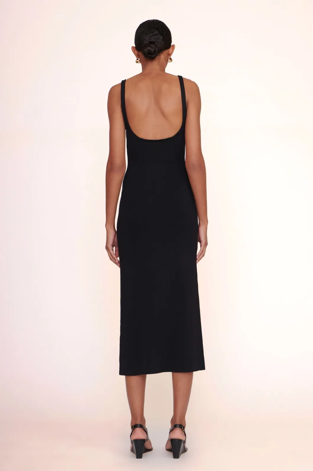 staud_paityn_dress_black_2.webp STAUD PAITYN DRESS< Knit Dresses | Midi Dresses