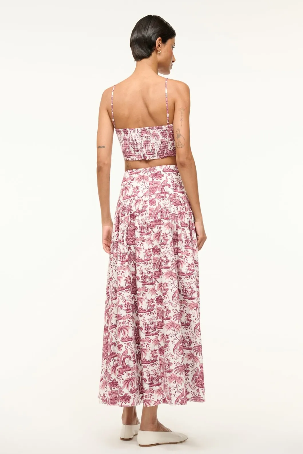 staud_procida_skirt_bordeaux_toile_4.webp STAUD PROCIDA SKIRT BORDEAUX TOILE< Skirts | Swim