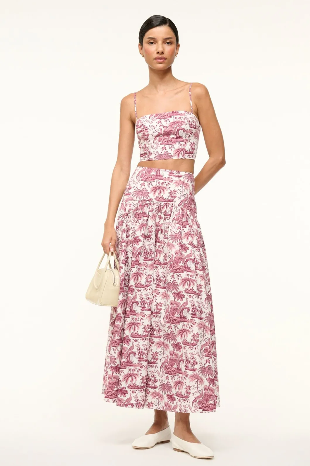 staud_procida_skirt_bordeaux_toile_5.webp STAUD PROCIDA SKIRT BORDEAUX TOILE< Skirts | Swim