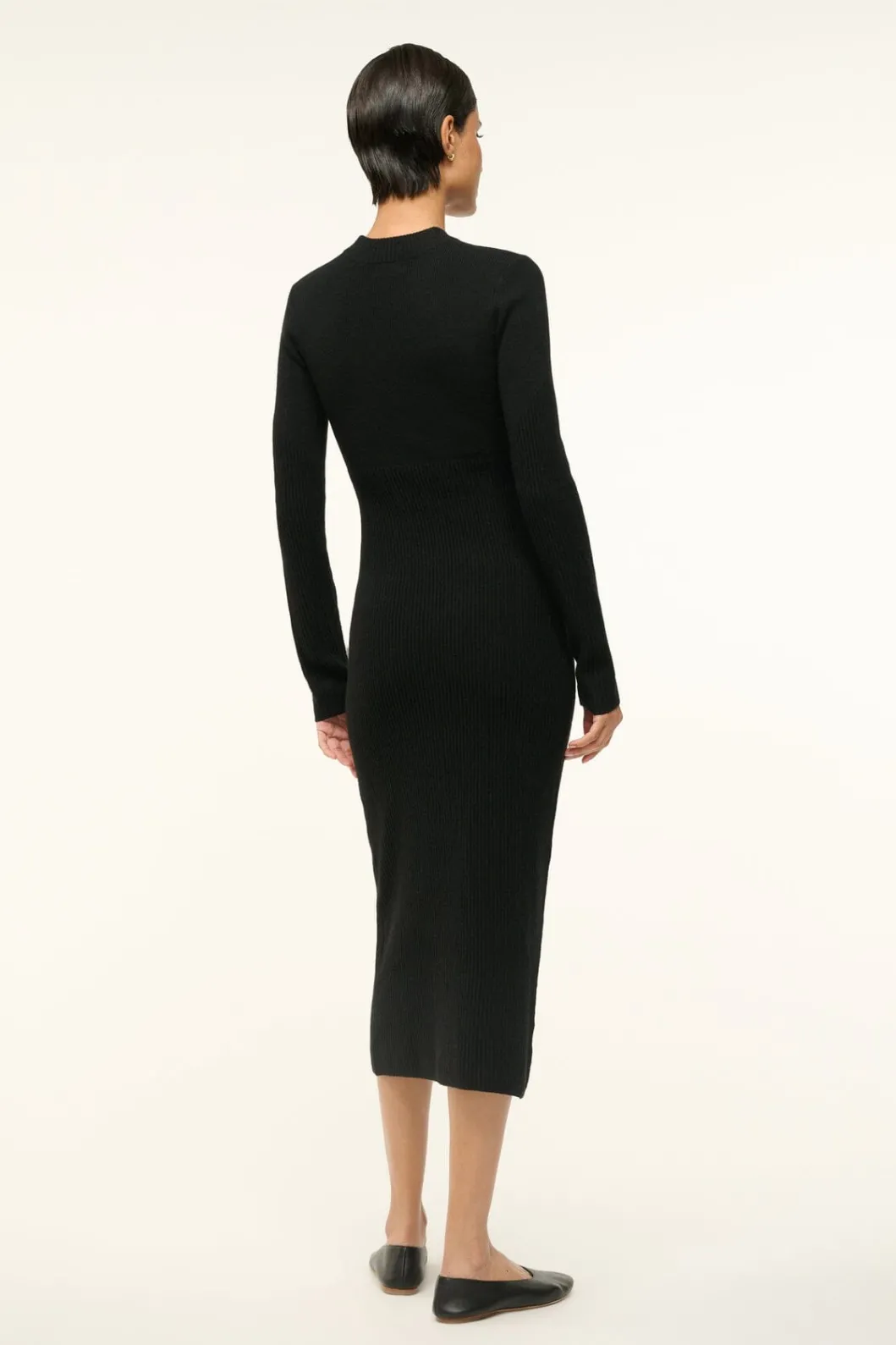 staud_ramona_dress_black_2.webp STAUD RAMONA DRESS< Dresses | Knit Dresses