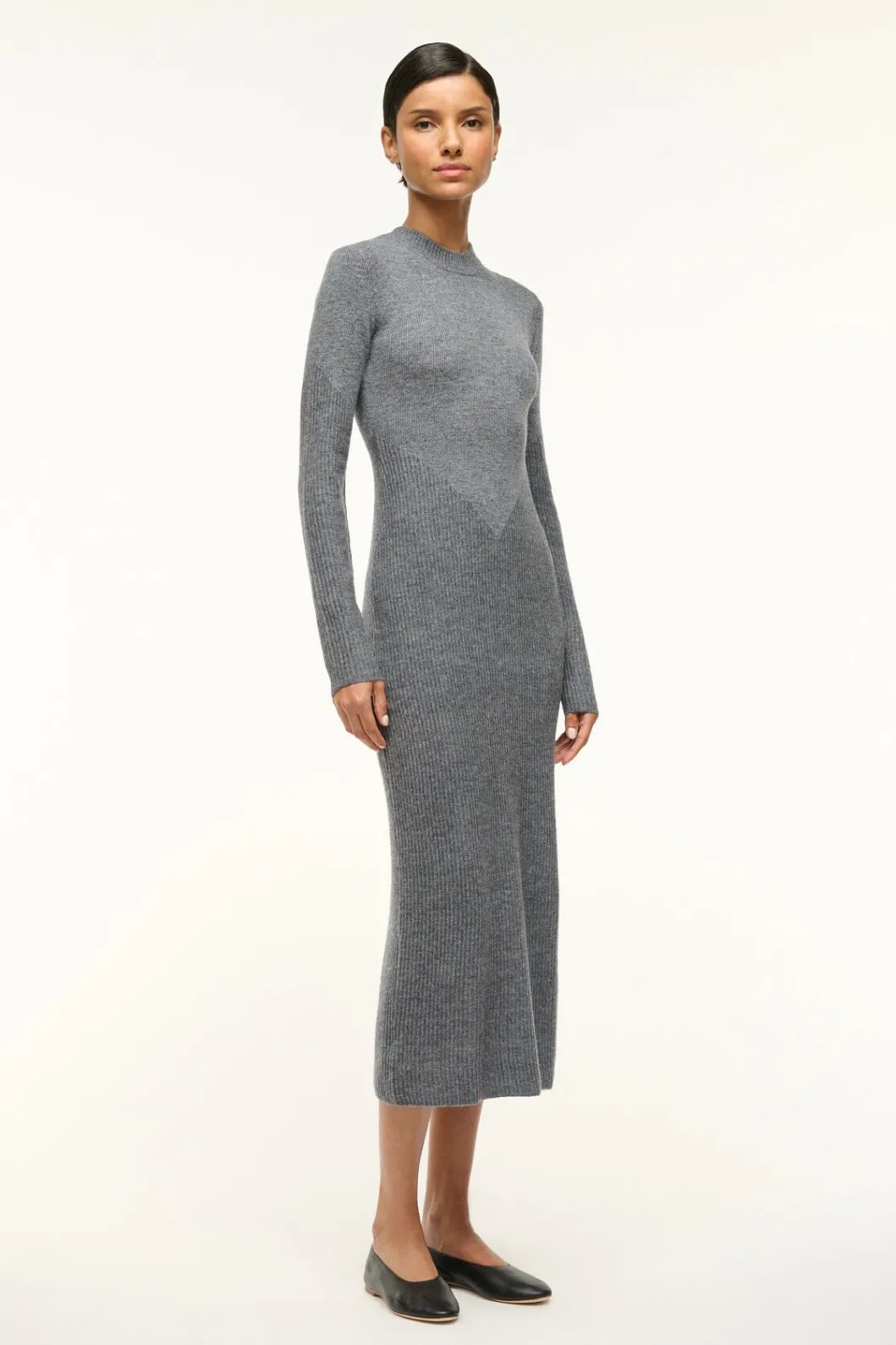 staud_ramona_dress_charcoal_grey_2.webp STAUD RAMONA DRESS CHARCOAL GREY< Dresses