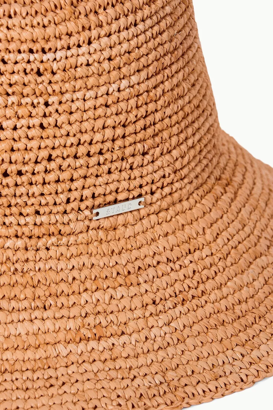 staud_rita_bucket_hat_tan_6.webp STAUD RITA BUCKET HAT< Swim | Accessories