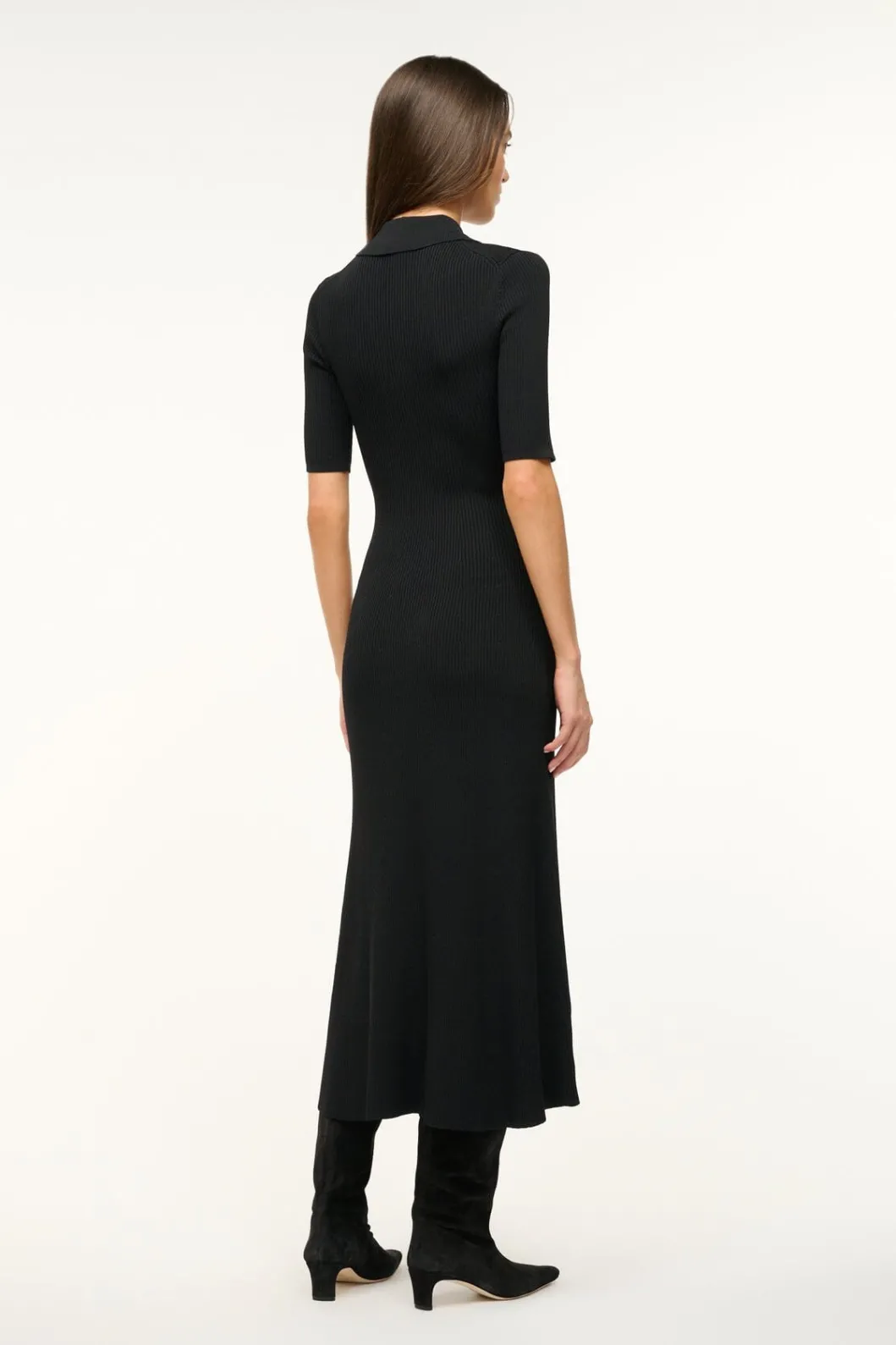 staud_roland_dress_black_3.webp STAUD ROLAND DRESS< Dresses | Knit Dresses