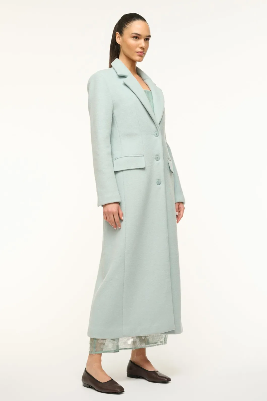 staud_sanza_coat_mist_3.webp STAUD SANZA COAT< Outerwear & Jackets | The Evening Edit