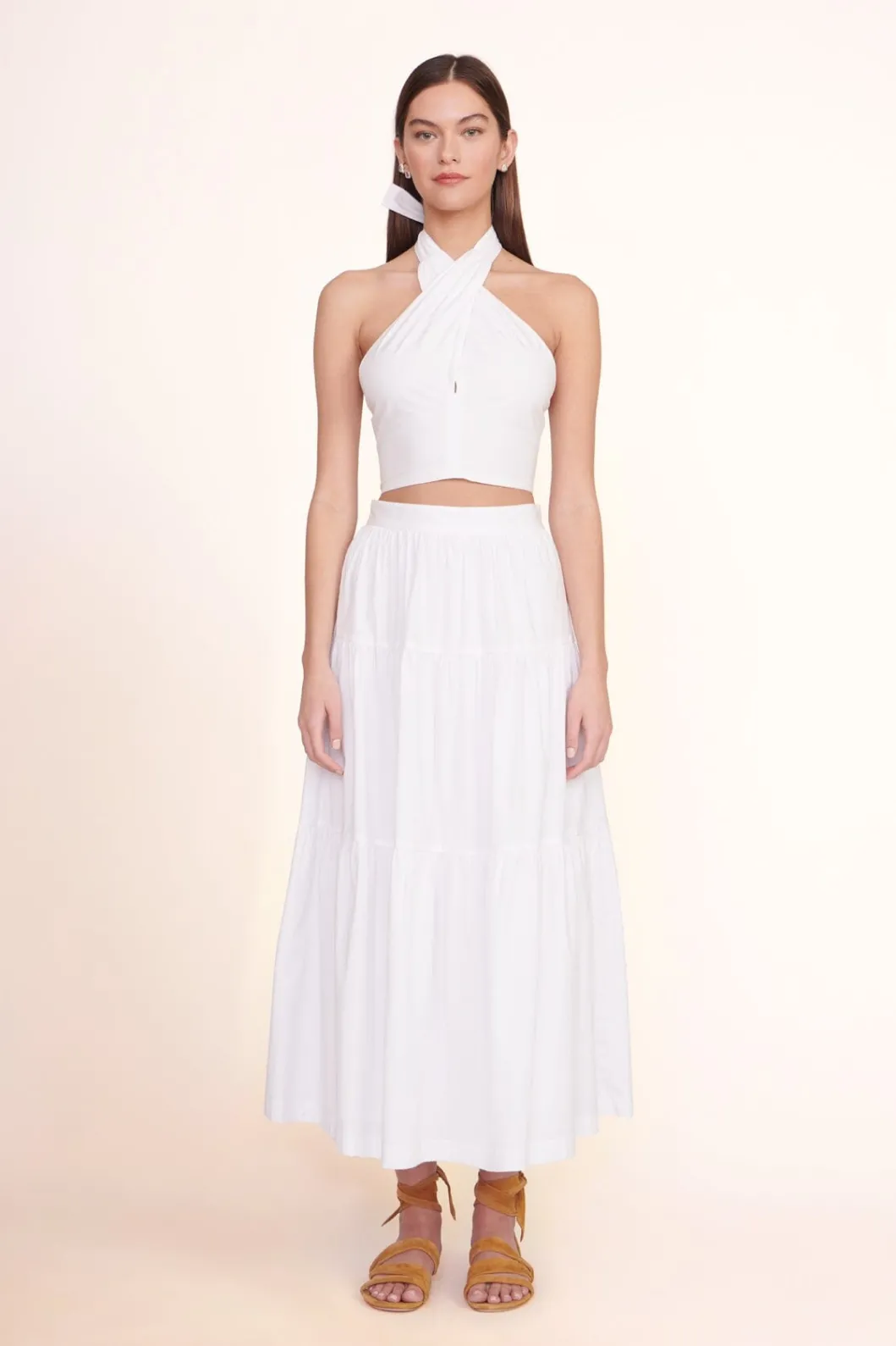 STAUD SEA SKIRT | WHITE< Skirts