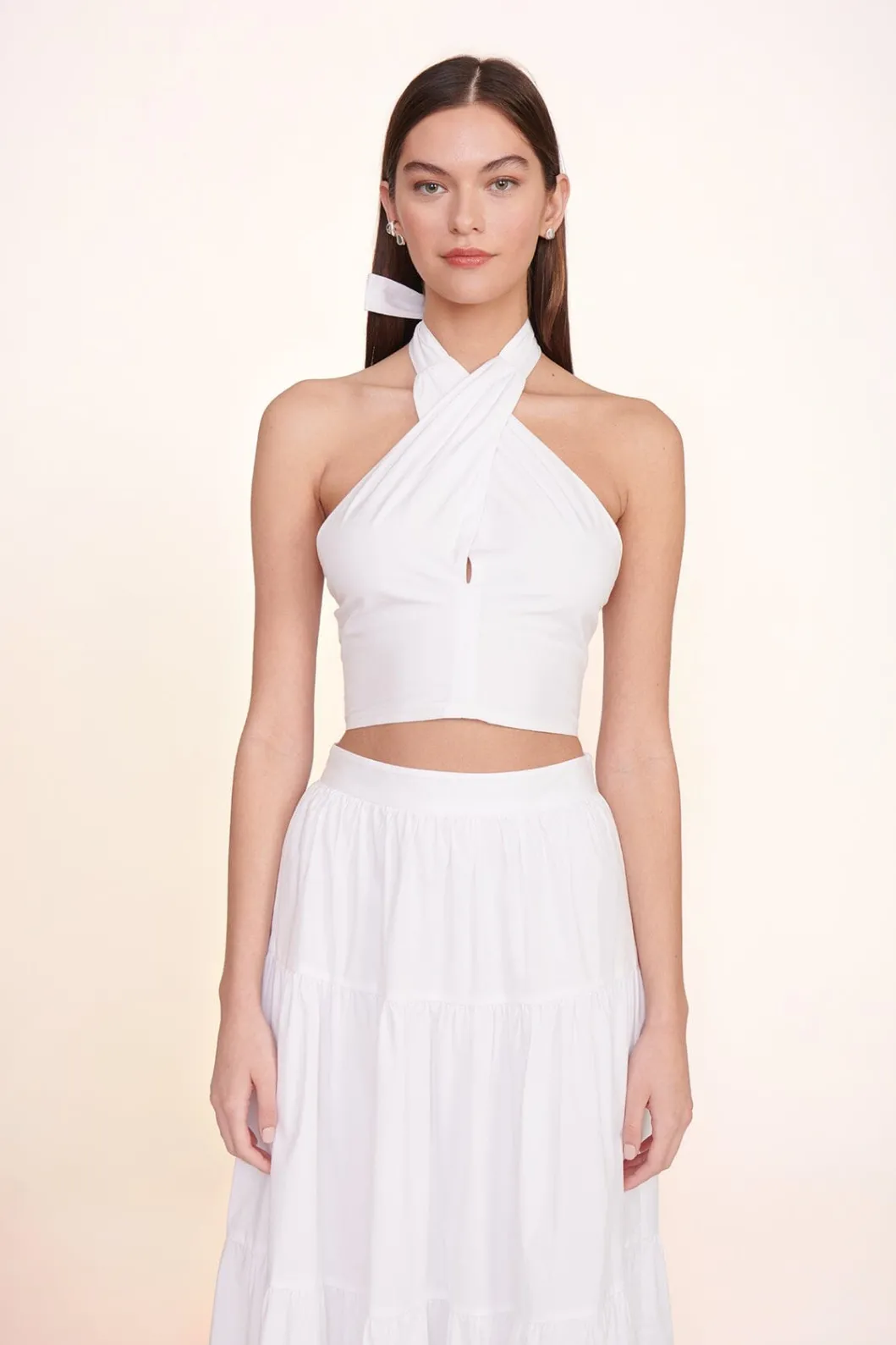 staud_sea_skirt__white_3.webp STAUD SEA SKIRT | WHITE< Skirts