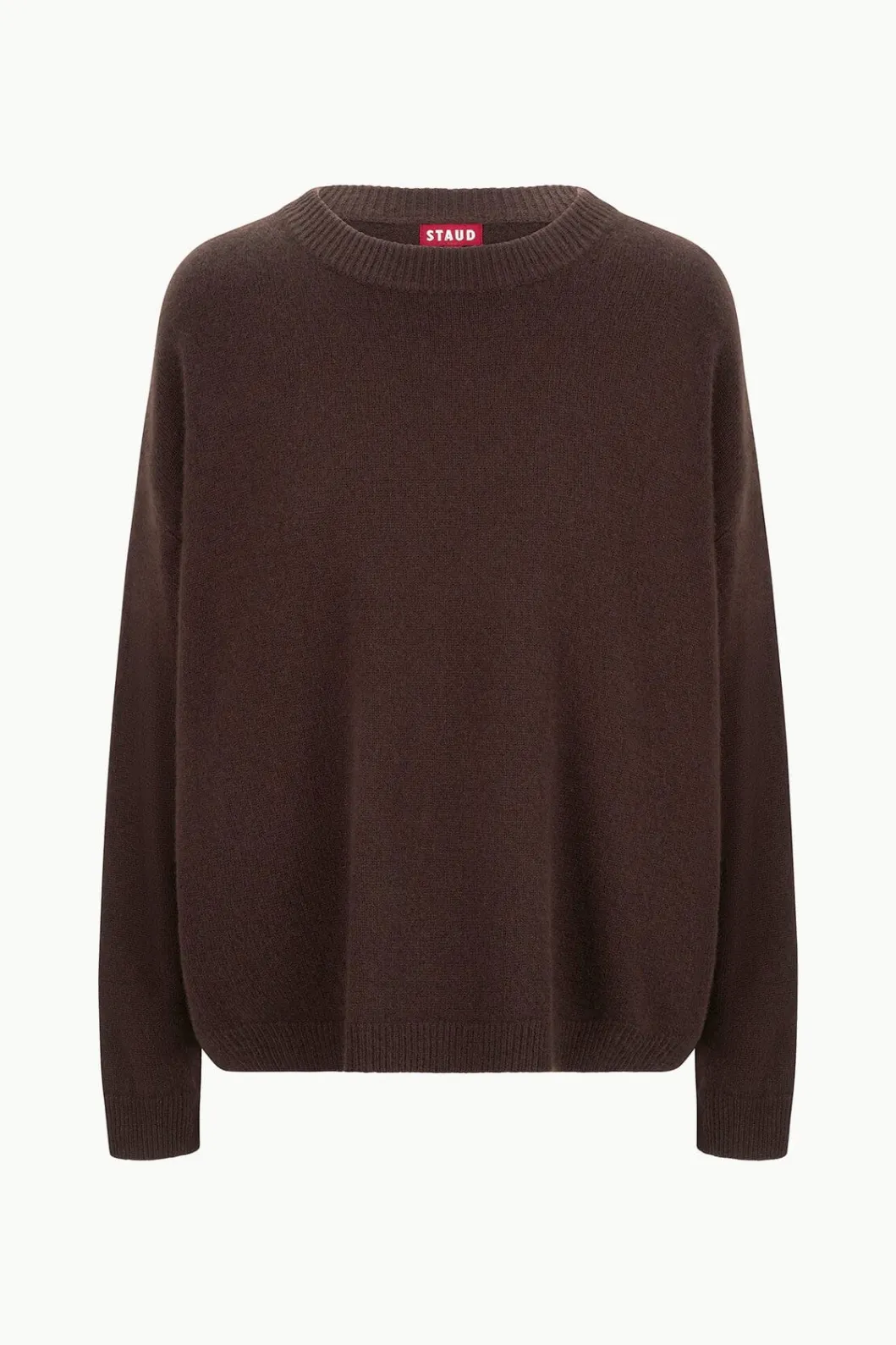 staud_serrano_cashmere_relaxed_crew_dark_chocolate_5.webp STAUD SERRANO CASHMERE RELAXED CREW DARK CHOCOLATE< Sweaters