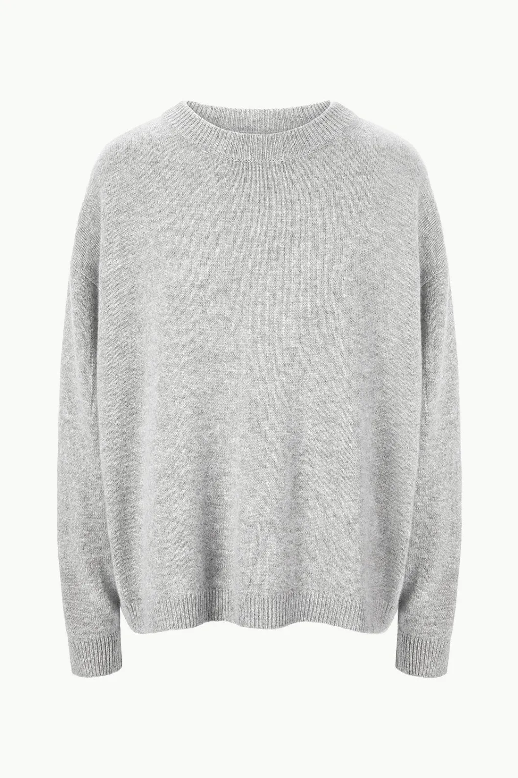 staud_serrano_cashmere_relaxed_crew_heather_grey_3.webp STAUD SERRANO CASHMERE RELAXED CREW HEATHER GREY< Sweaters