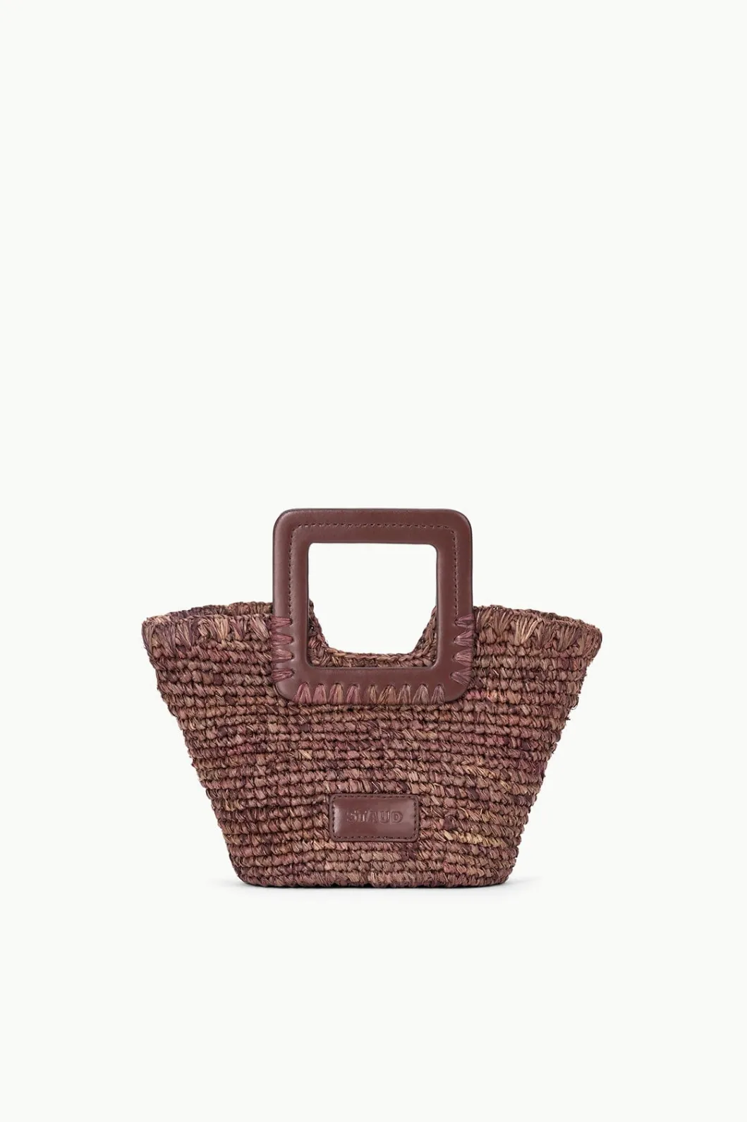 staud_shirley_raffia_mini_bucket_mahogany_2.webp STAUD SHIRLEY RAFFIA MINI BUCKET< Swim | Handbags