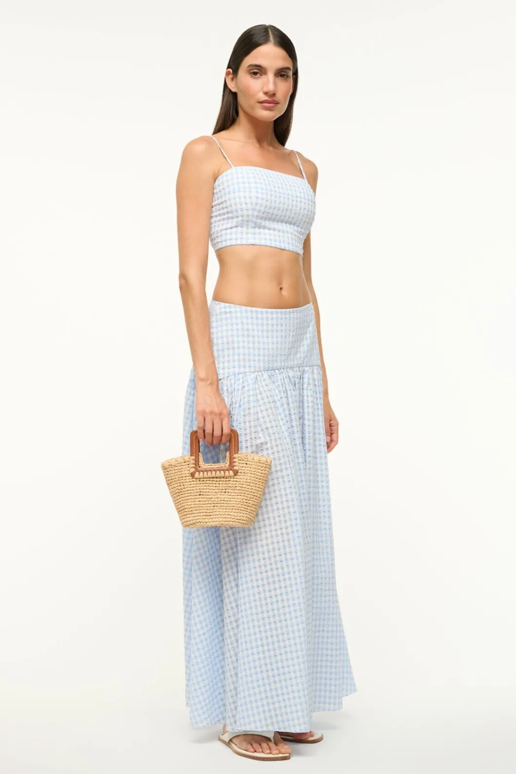 STAUD SHIRLEY RAFFIA MINI BUCKET NATURAL TAN< Swim | Handbags