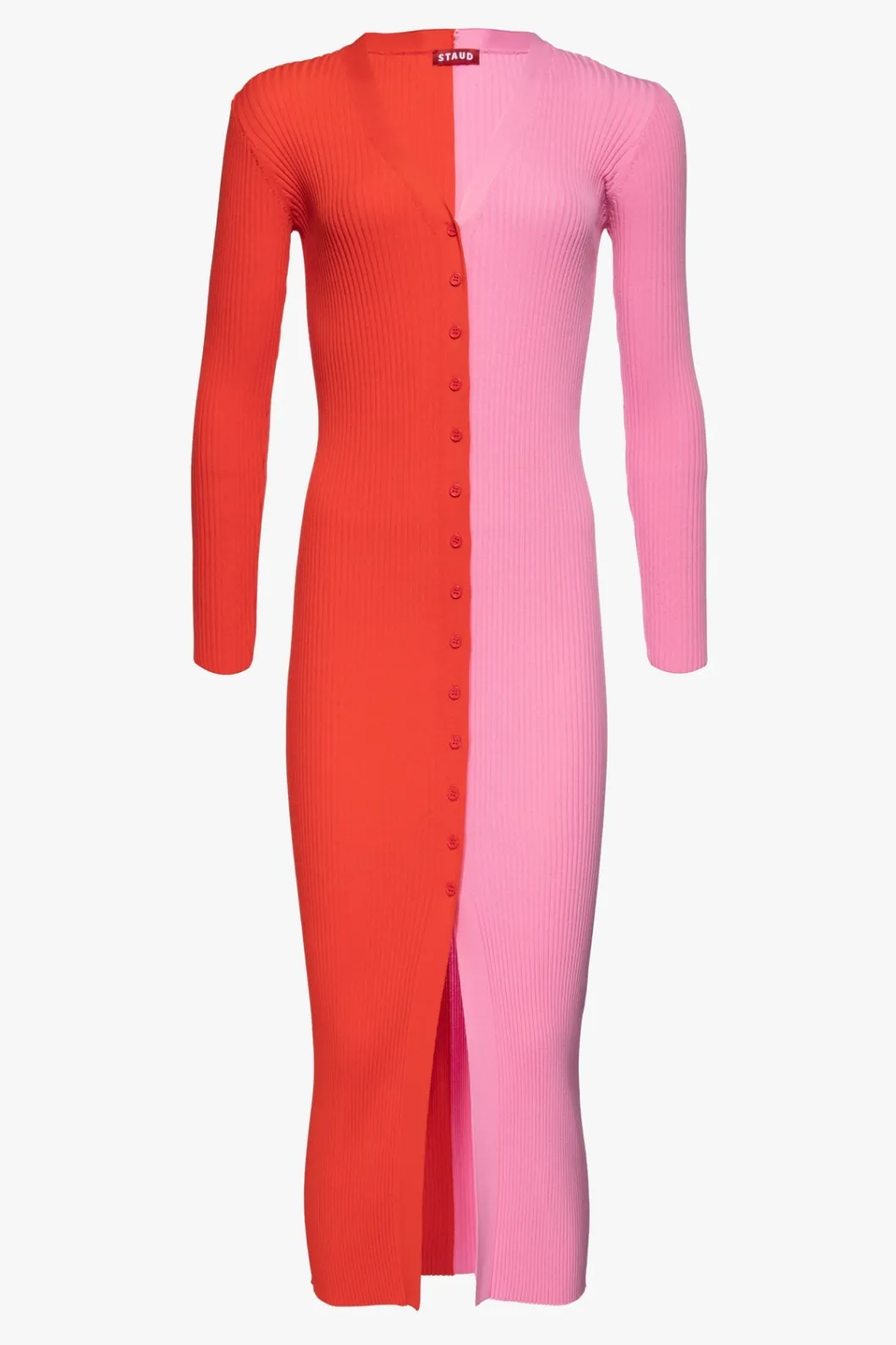 staud_shoko_sweater_poppy_rosebud_4.webp STAUD SHOKO SWEATER POPPY ROSEBUD< Knit Dresses | Midi Dresses