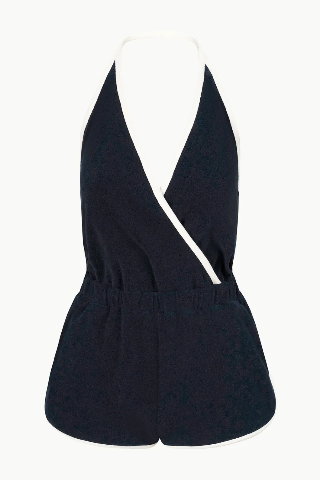 staud_sines_romper_navy_white_4.webp STAUD SINES ROMPER NAVY WHITE< Swim | Cover-ups