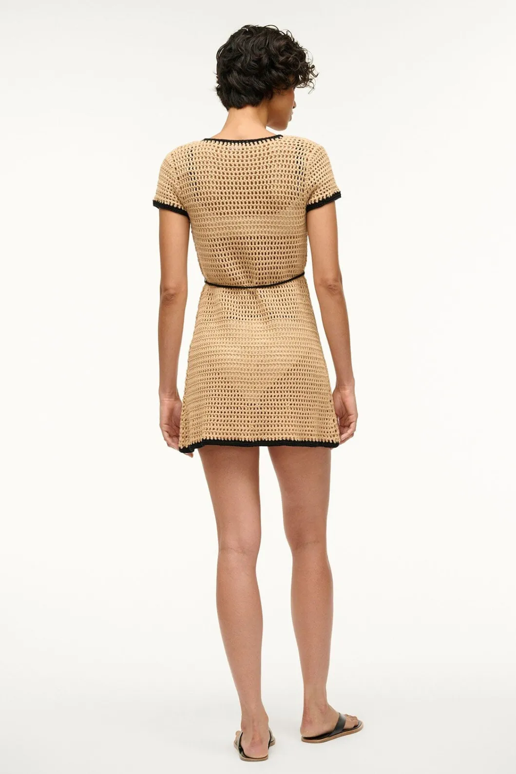 staud_spritz_coverup_dress_natural_2.webp STAUD SPRITZ COVERUP DRESS< Swim | Cover-ups