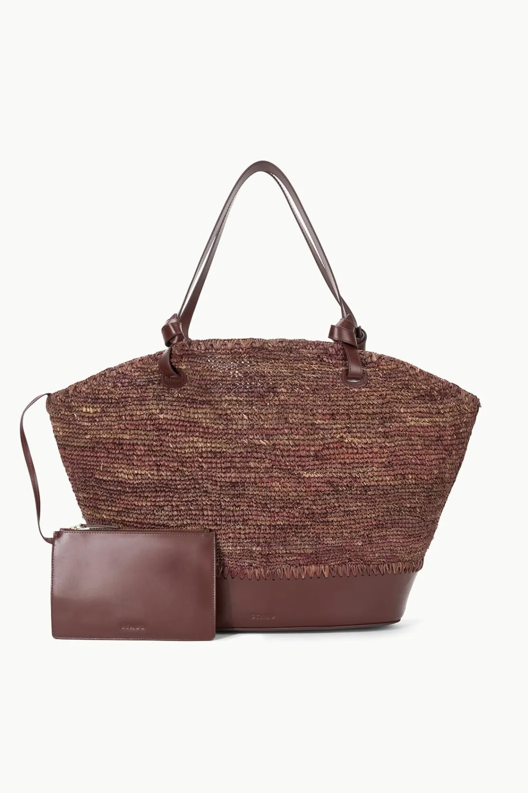 staud_squillo_raffia_tote_mahogany_6.webp STAUD SQUILLO RAFFIA TOTE< Swim | Totes