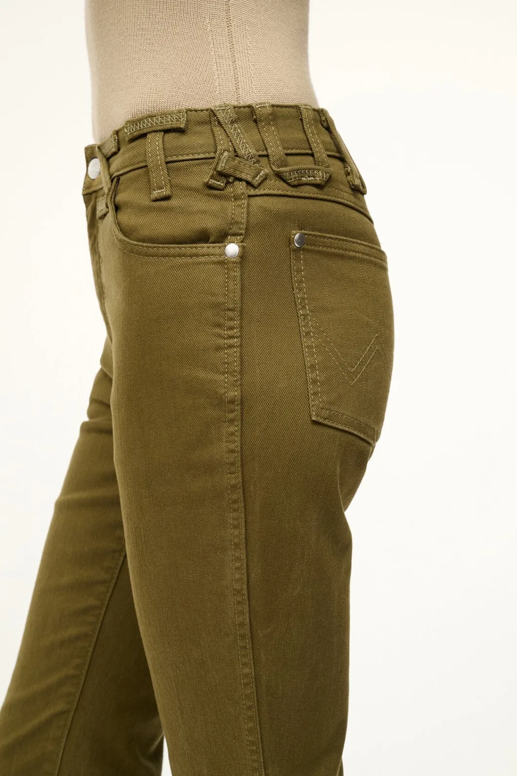 staud_staud_wrangler_the_cropped_boot_jean_sergeant_green_3.webp STAUD WRANGLER THE CROPPED BOOT JEAN SERGEANT GREEN< Denim | Pants & Shorts