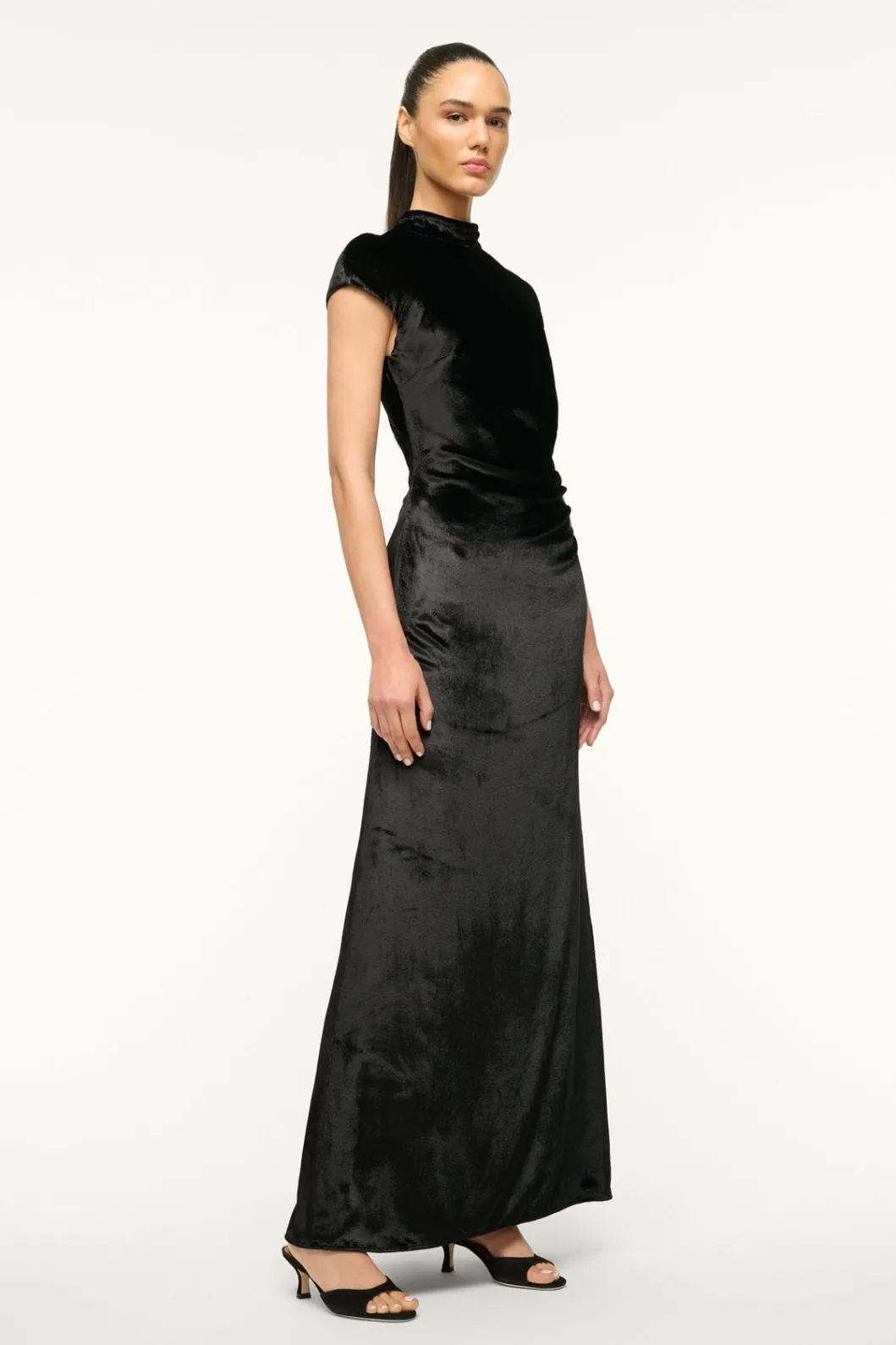 staud_tina_dress_black_3.webp STAUD TINA DRESS< The Evening Edit | Maxi Dresses