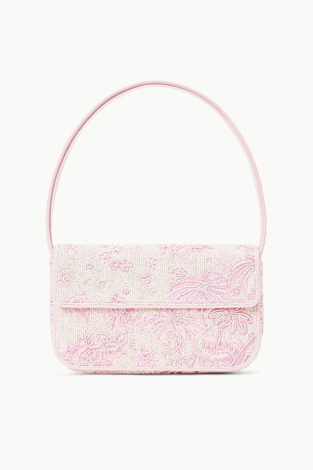 STAUD TOMMY BAG IVORY CHERRY BLOSSOM TOILE< Shoulder | Beaded/novelty