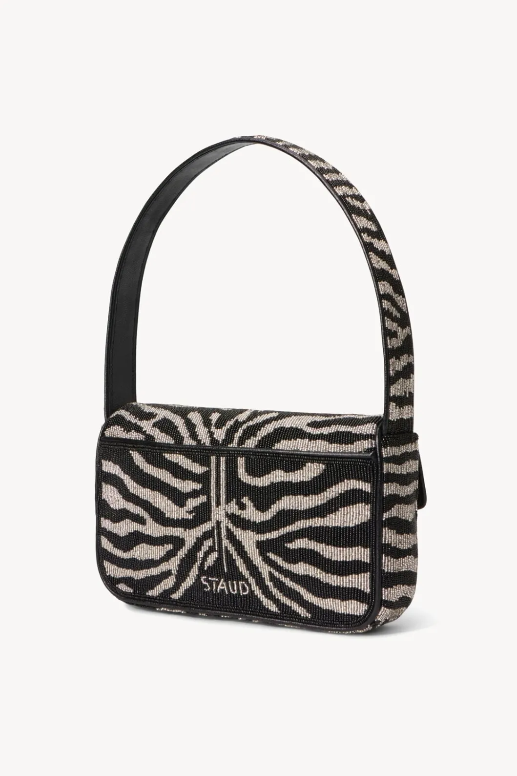 staud_tommy_beaded_bag__black_white_2.webp STAUD TOMMY BEADED BAG | BLACK WHITE< Shoulder | Beaded/novelty
