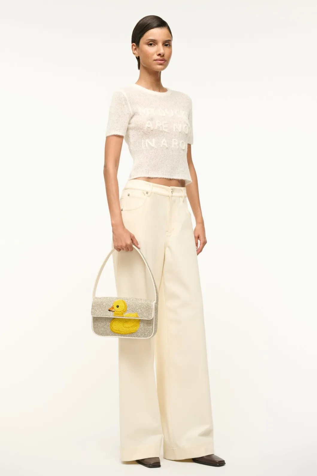 staud_tommy_beaded_bag_ducks_not_in_a_row_3.webp STAUD TOMMY BEADED BAG DUCKS NOT IN A ROW< Shoulder | Beaded/novelty