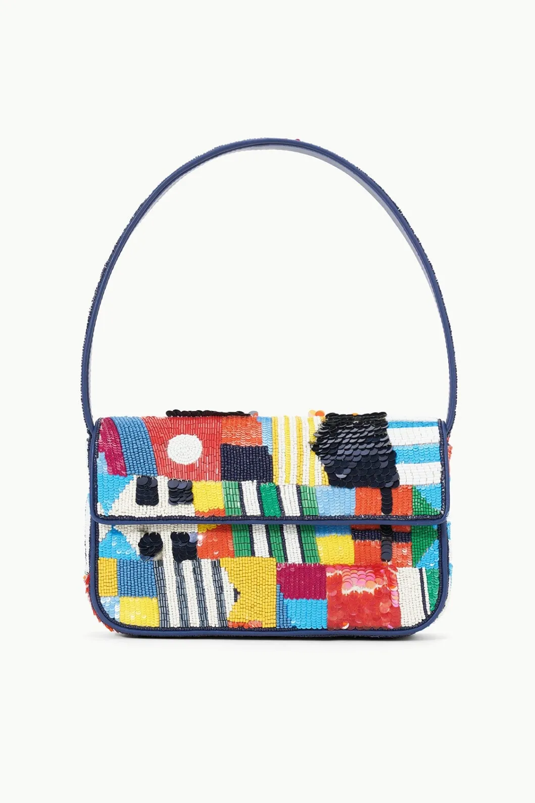 STAUD TOMMY BEADED BAG SAILS UP< Beaded/novelty