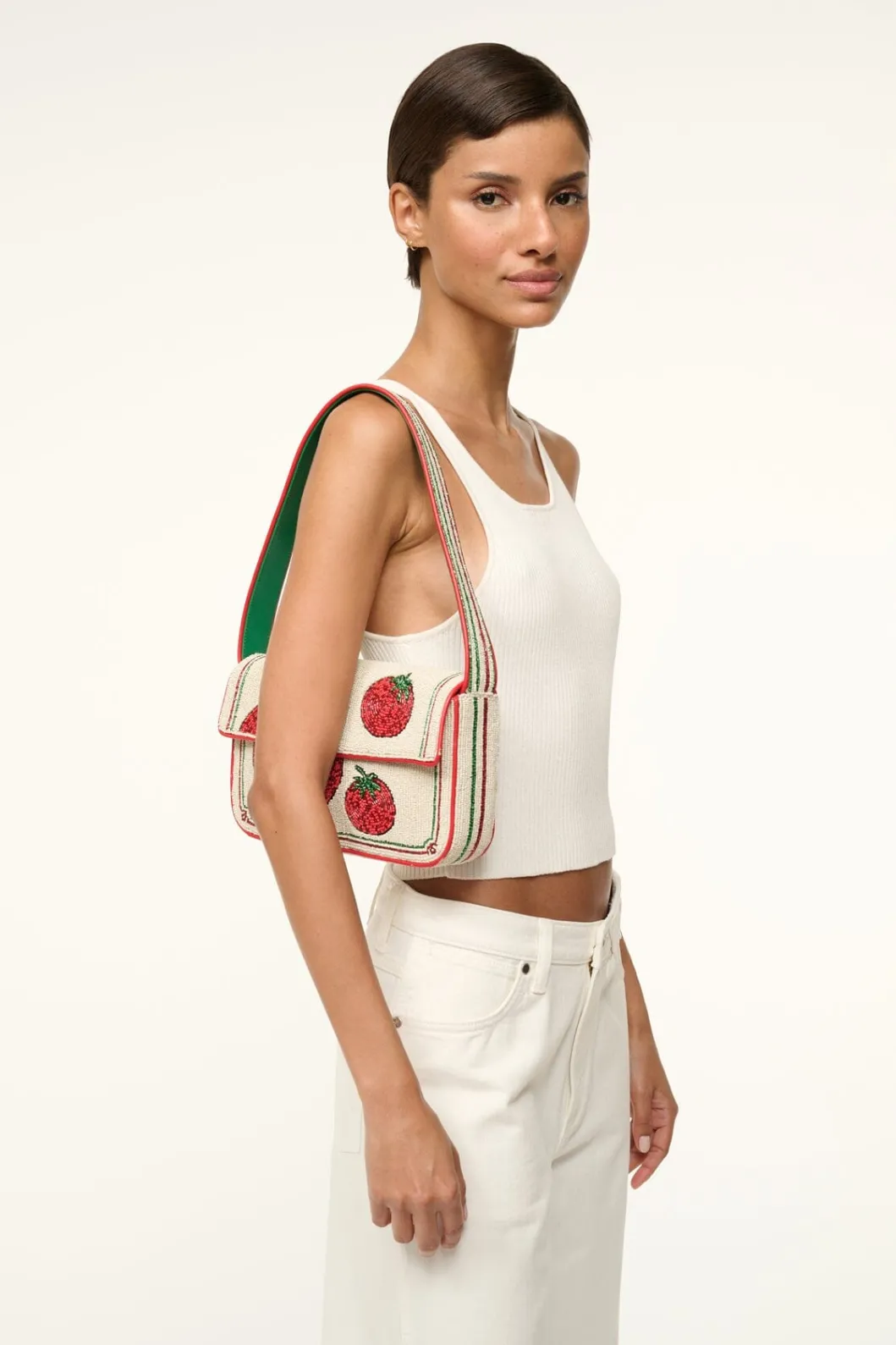 staud_tommy_beaded_bag_tomato_2.webp STAUD TOMMY BEADED BAG< Shoulder | Beaded/novelty