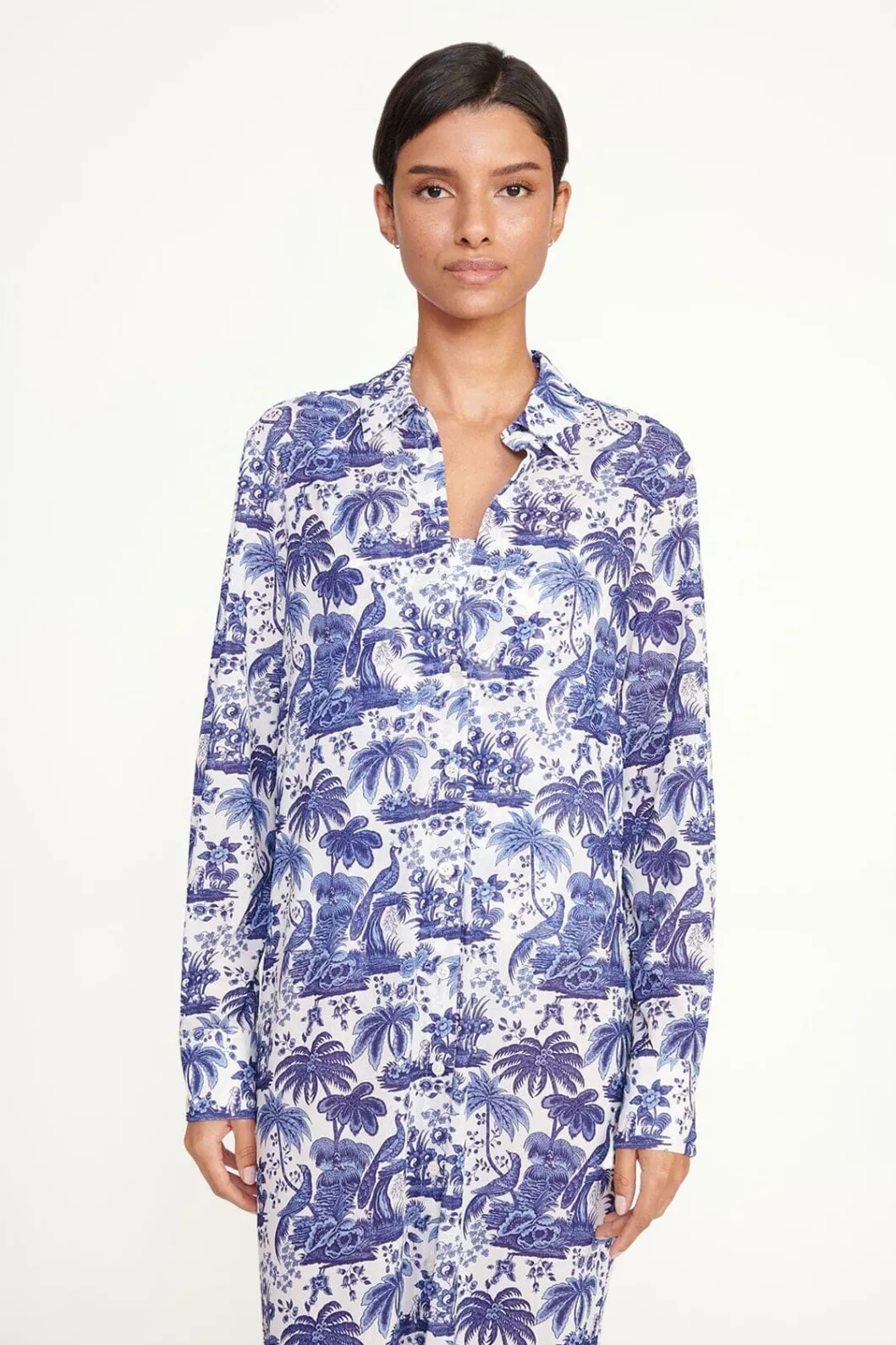 staud_vita_dress_blue_toile_4.webp STAUD VITA DRESS BLUE TOILE< Swim | Cover-ups
