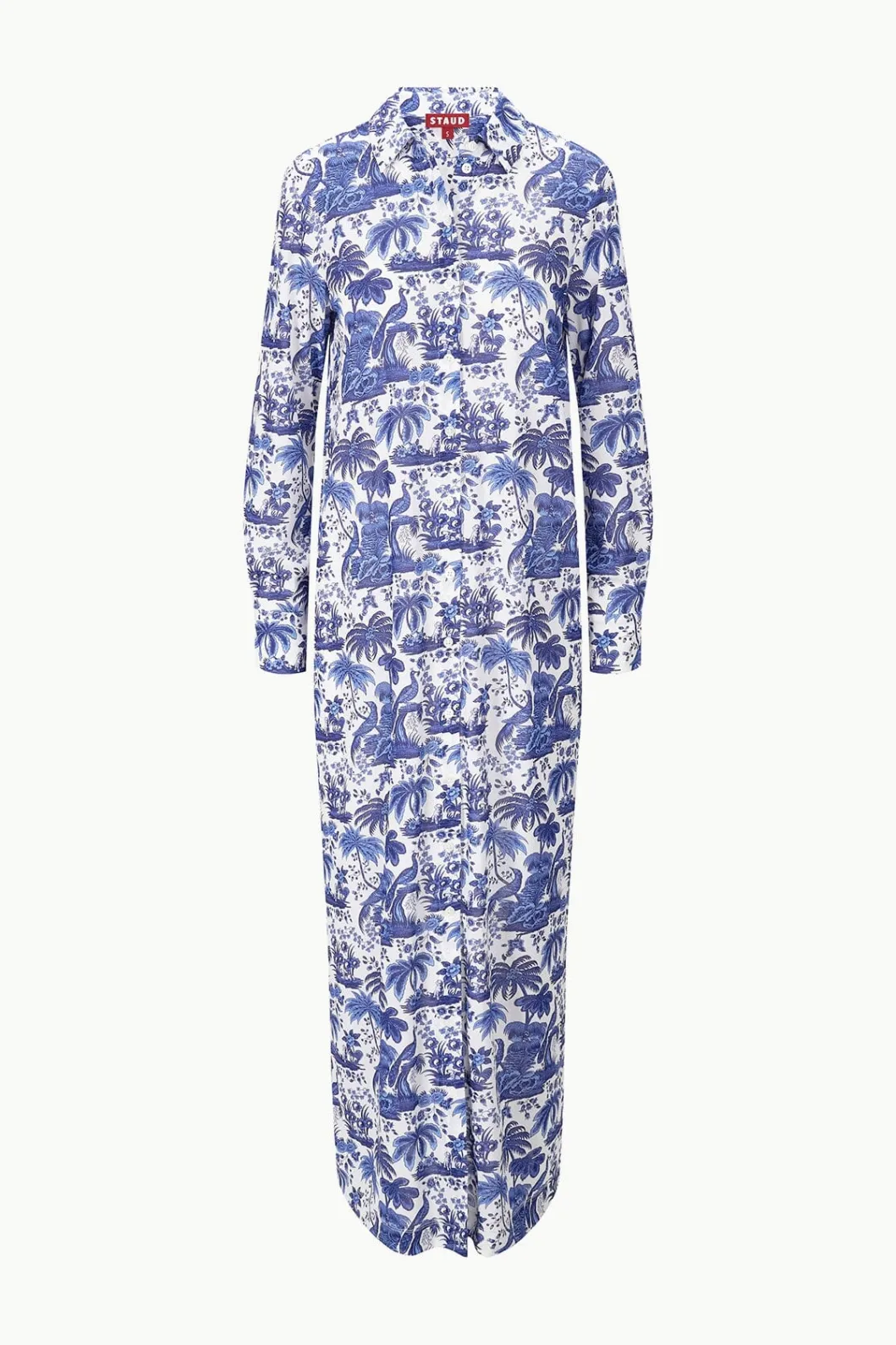 staud_vita_dress_blue_toile_5.webp STAUD VITA DRESS BLUE TOILE< Swim | Cover-ups