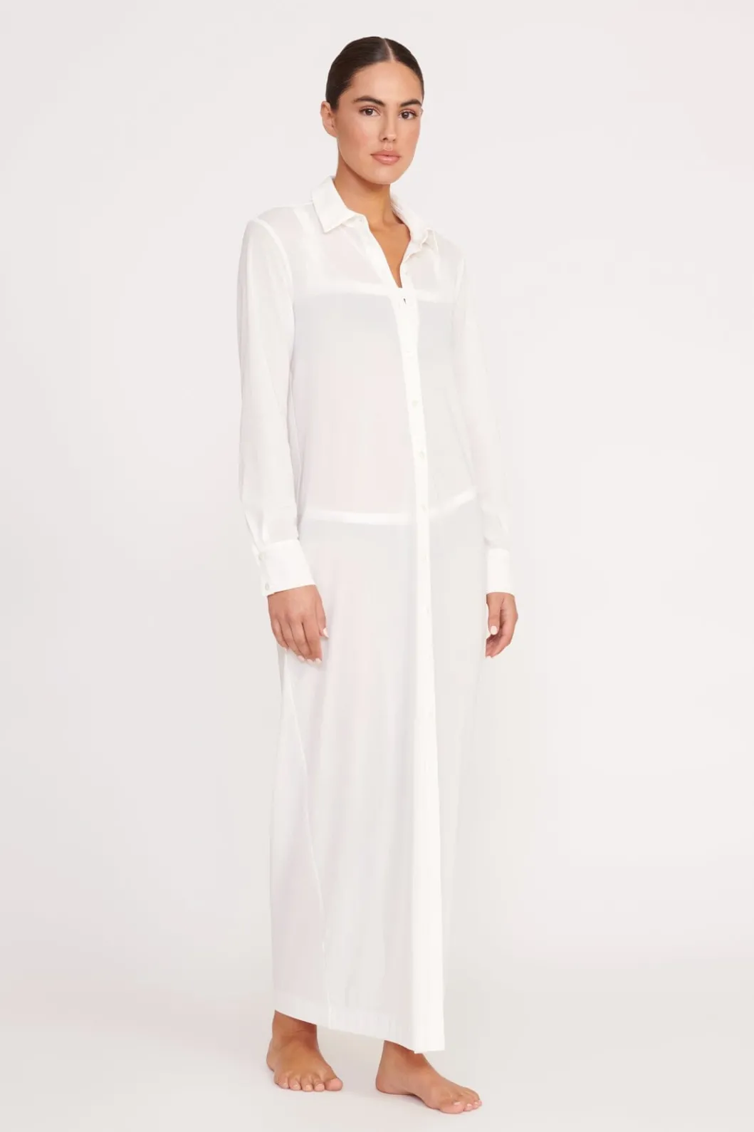 staud_vita_dress_white_2.webp STAUD VITA DRESS< Swim | Cover-ups